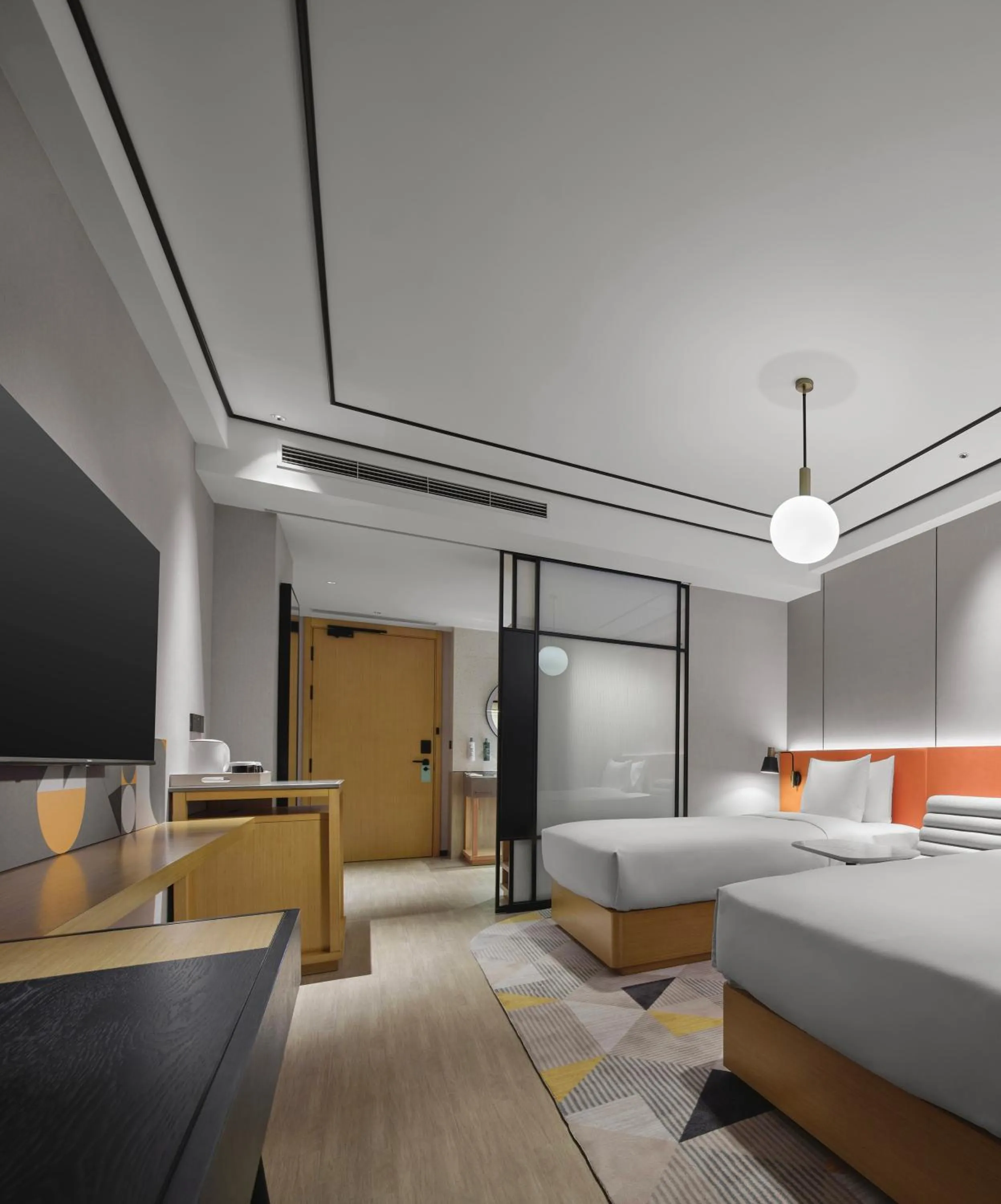 Bedroom, Bed in Hilton Garden Inn Xingtai Xiangdu District