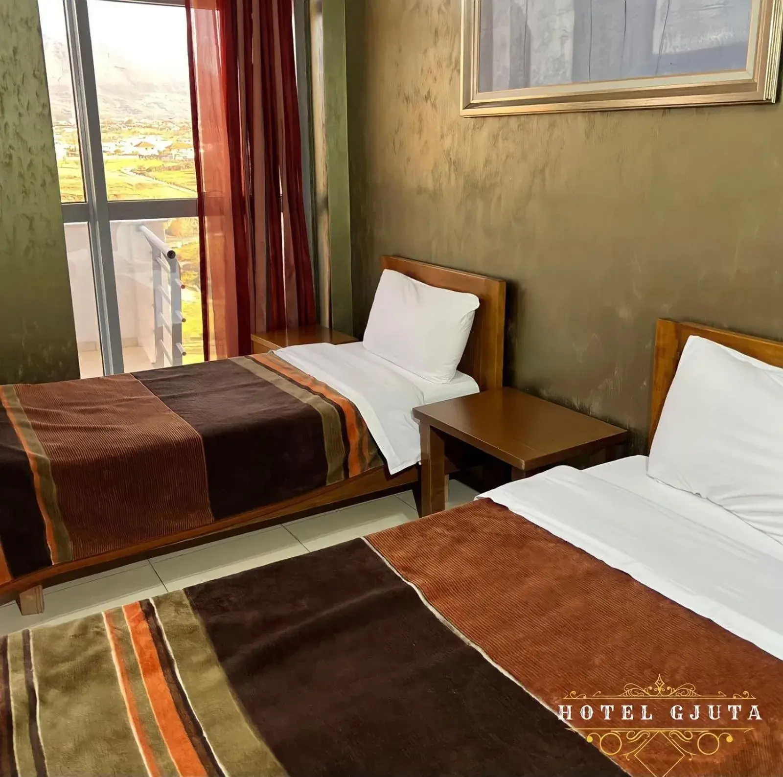 Standard Twin Room with Mountain View - single occupancy in HOTEL GJUTA Standard Twin Room with Mountain View - single occupancy in HOTEL GJUTA