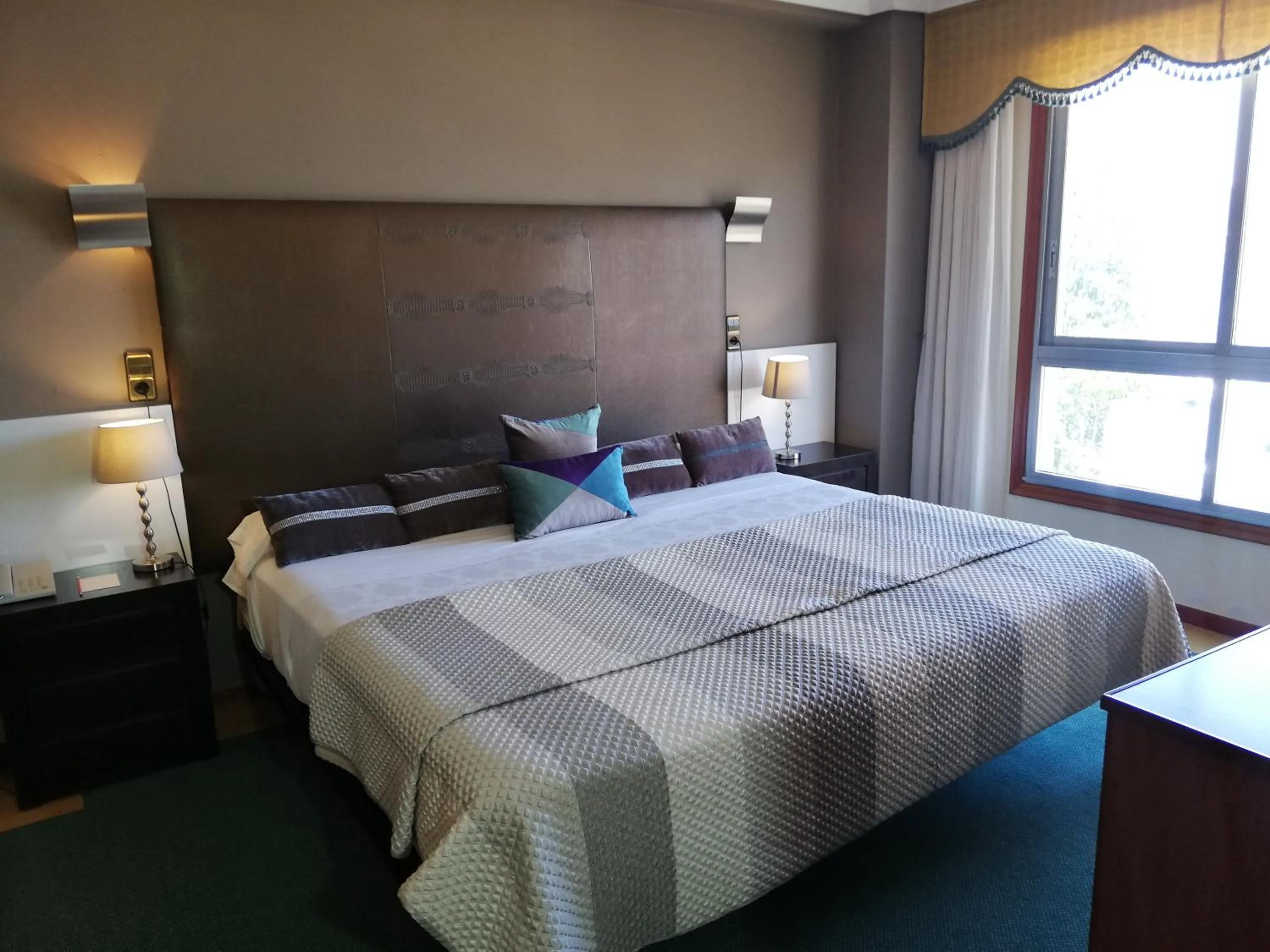 Bed in Hotel Ciudad de Vigo