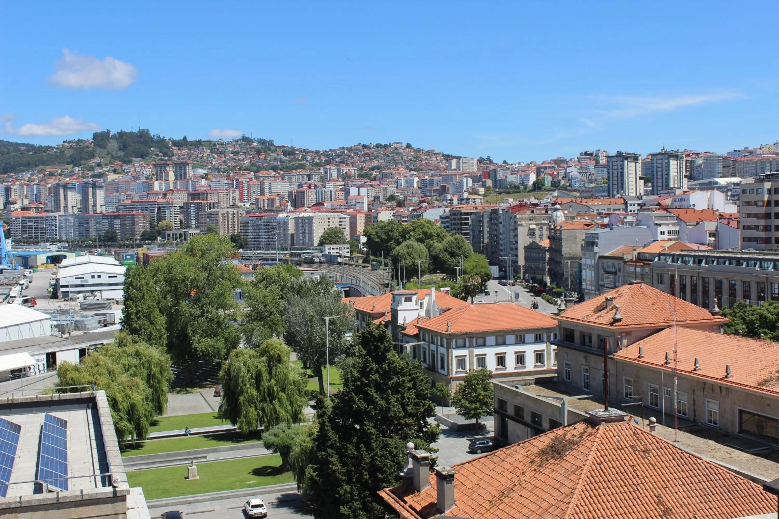 City view in Hotel Ciudad de Vigo