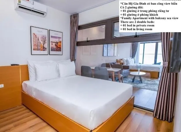 Photo of the whole room, Bed in TMS Quy Nhơn Sea View