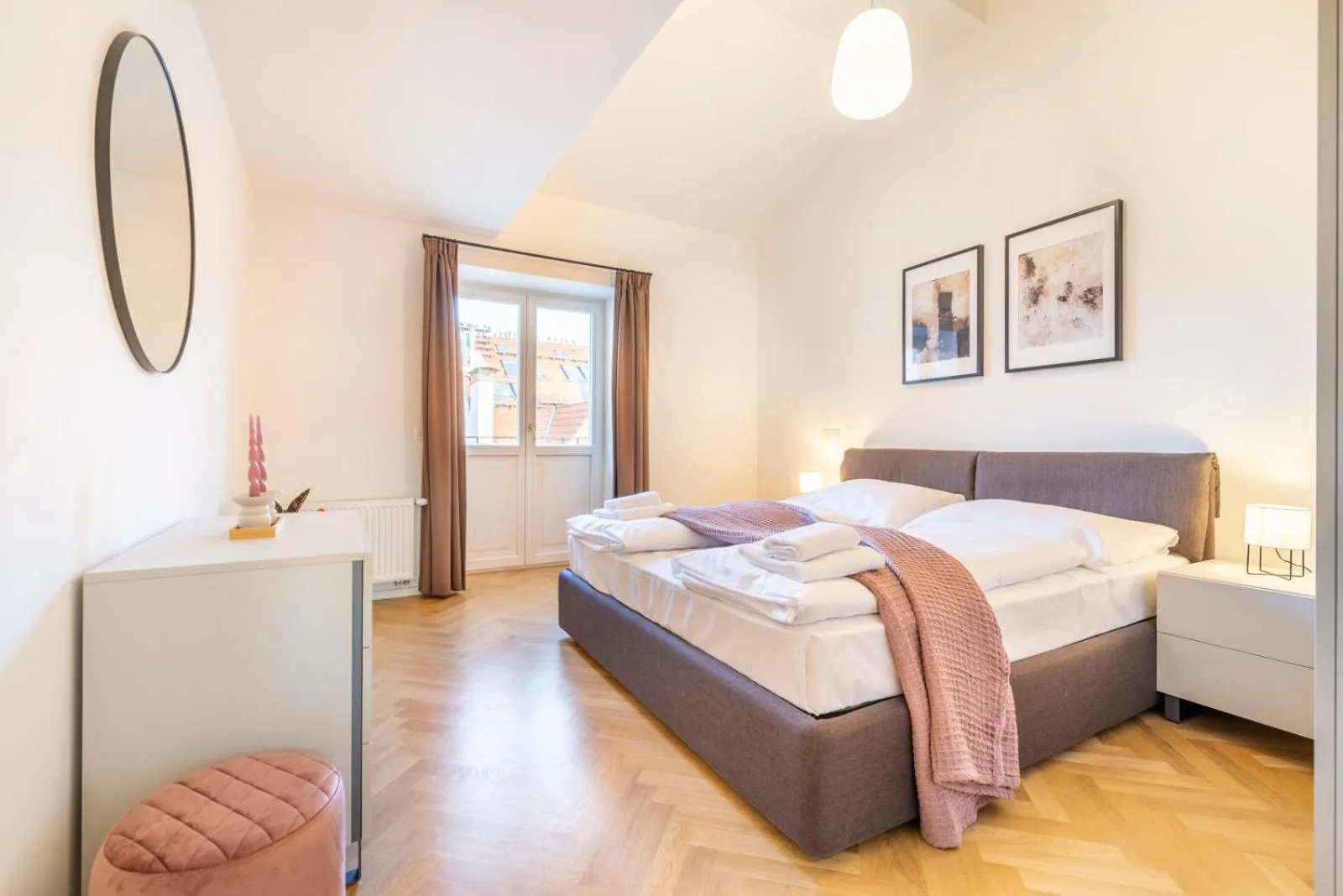 Bed in Petrin Tower Residence