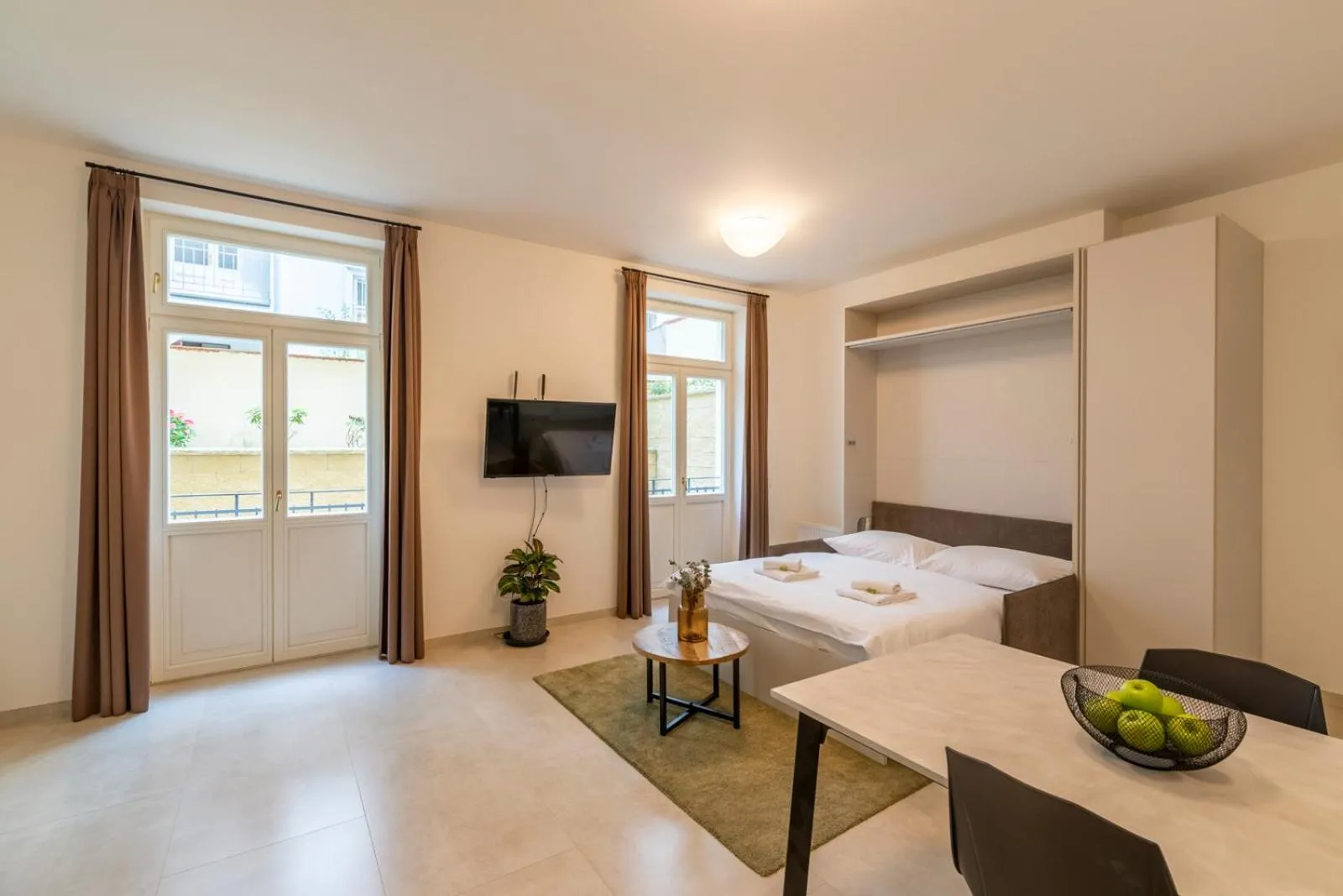 Bed in Petrin Tower Residence