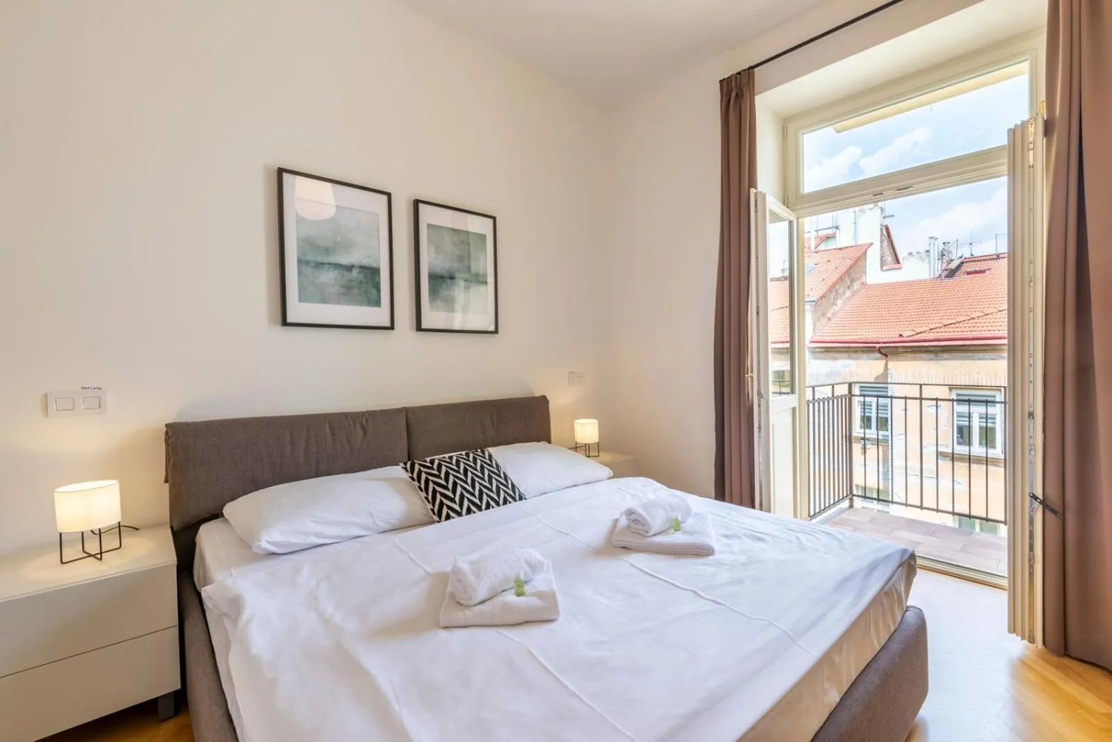 Bed in Petrin Tower Residence