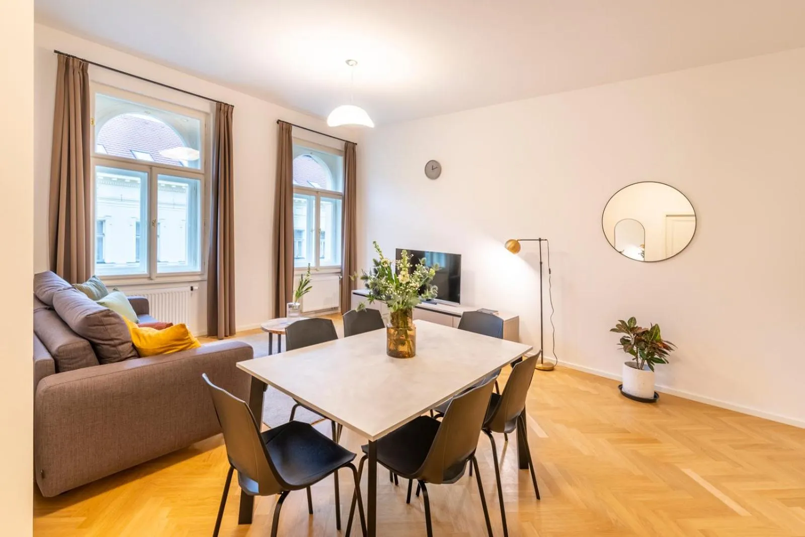 Living room in Petrin Tower Residence