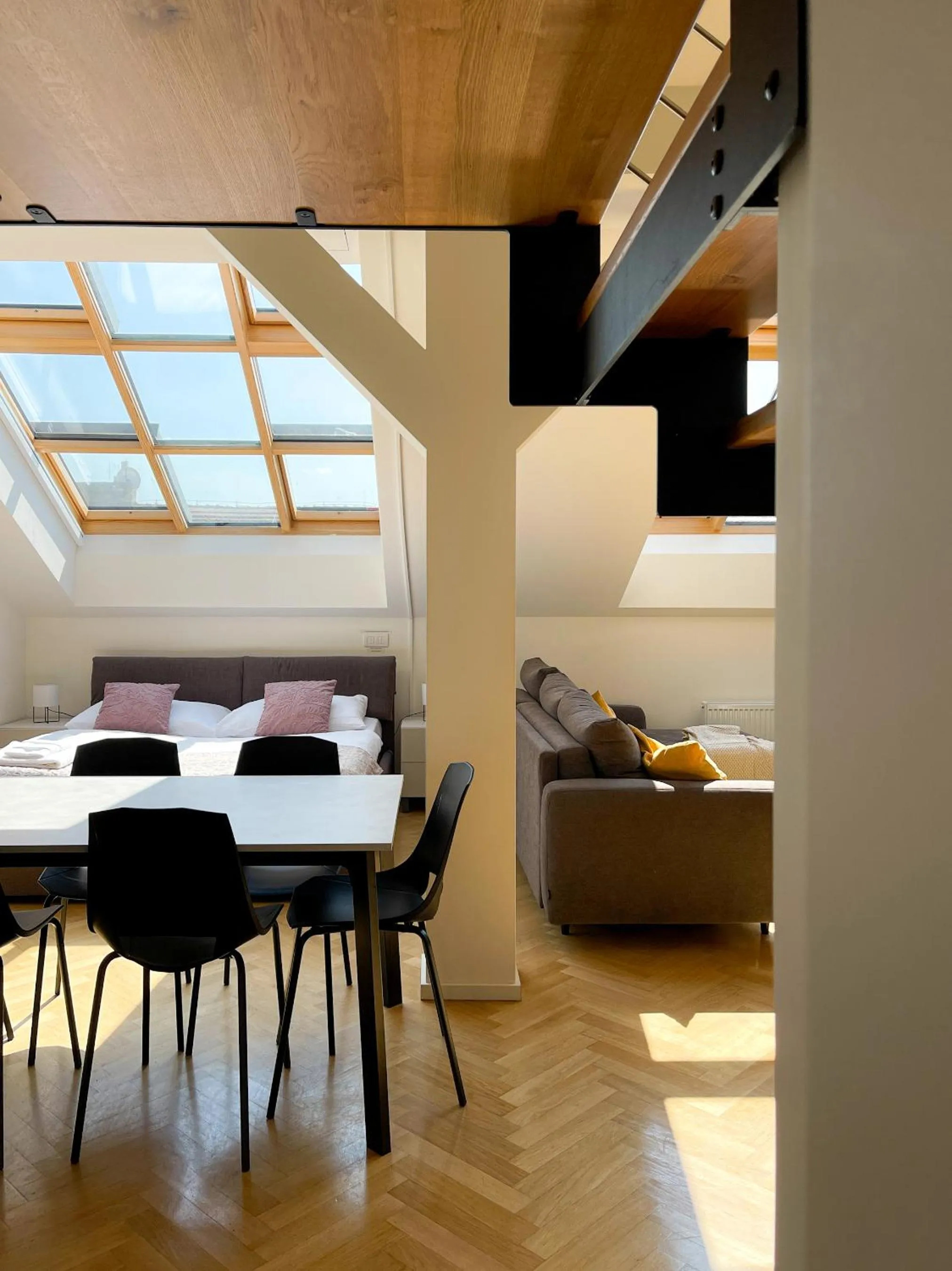 Bed in Petrin Tower Residence