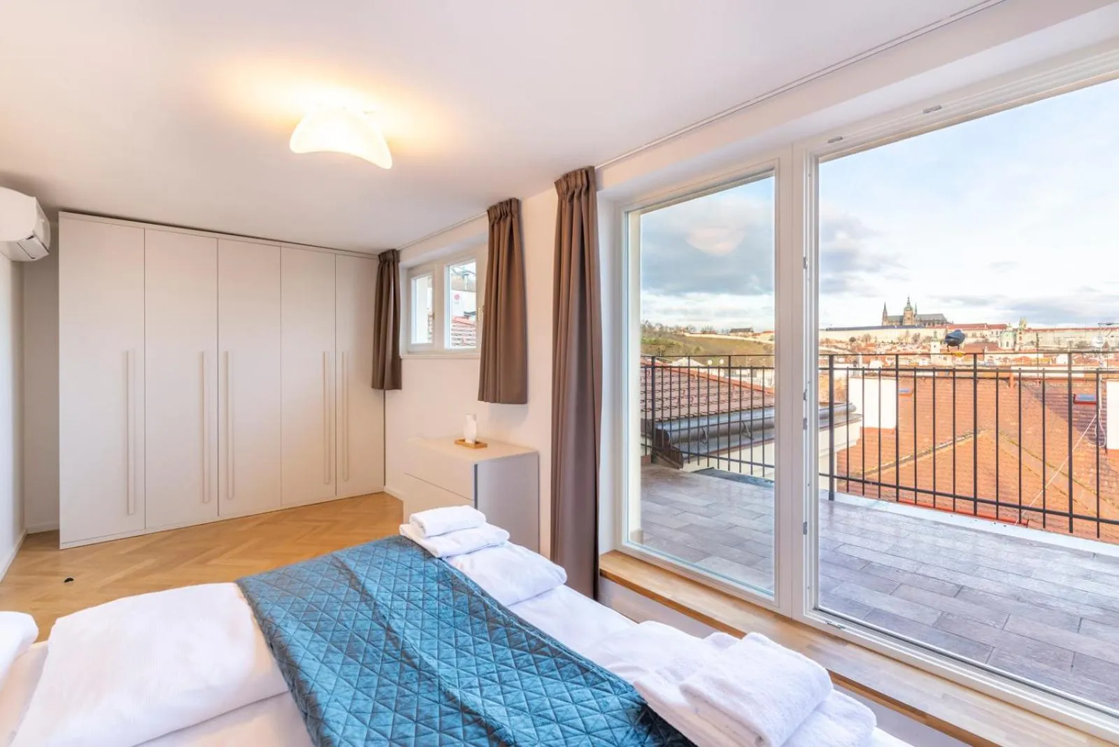 Bed in Petrin Tower Residence