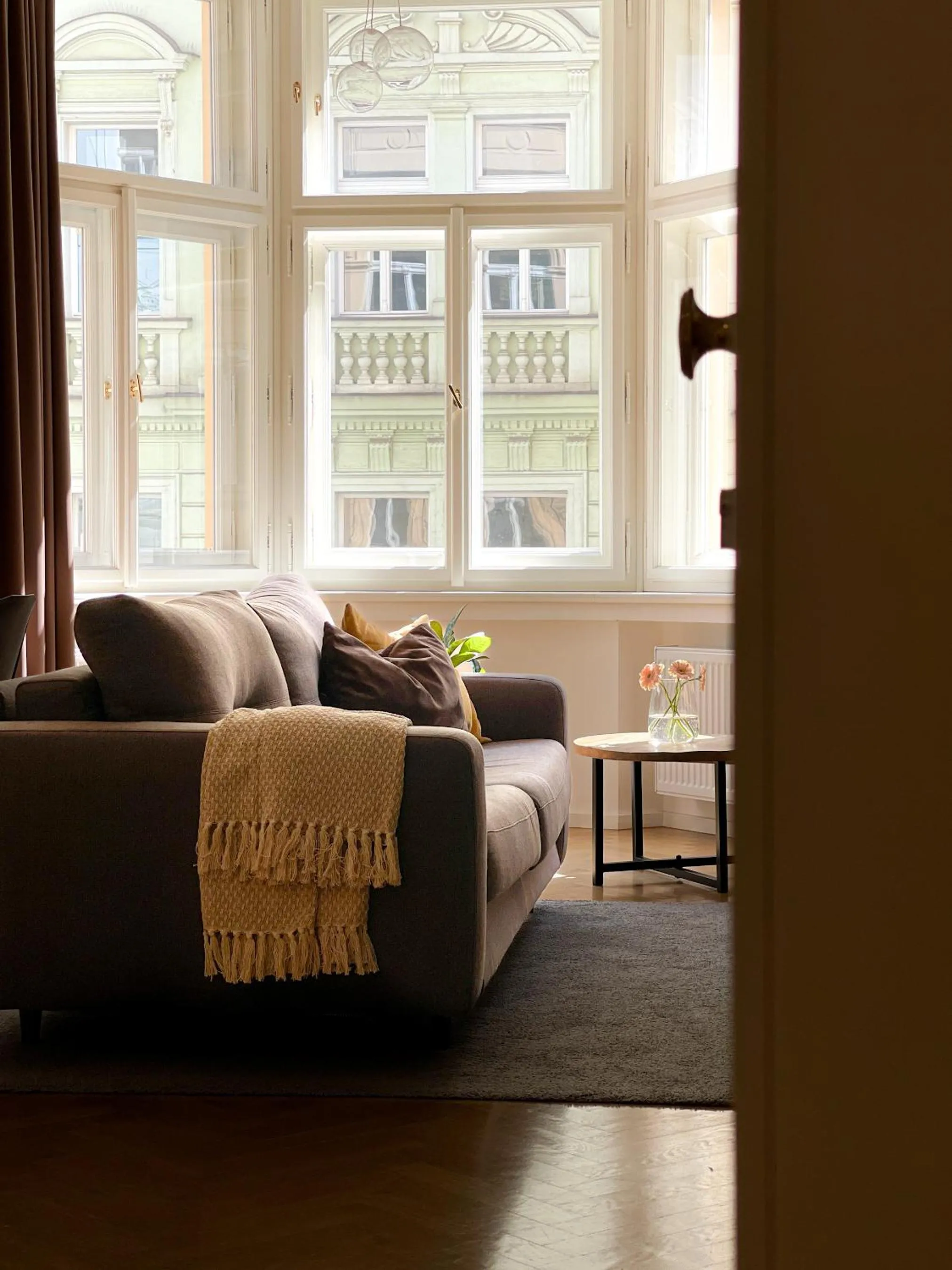 Living room in Petrin Tower Residence
