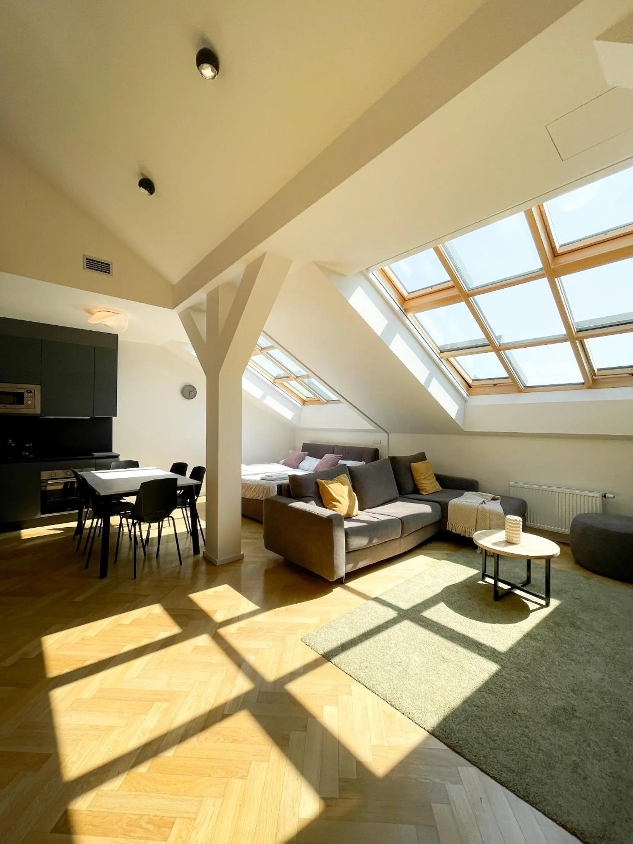 Bed in Petrin Tower Residence