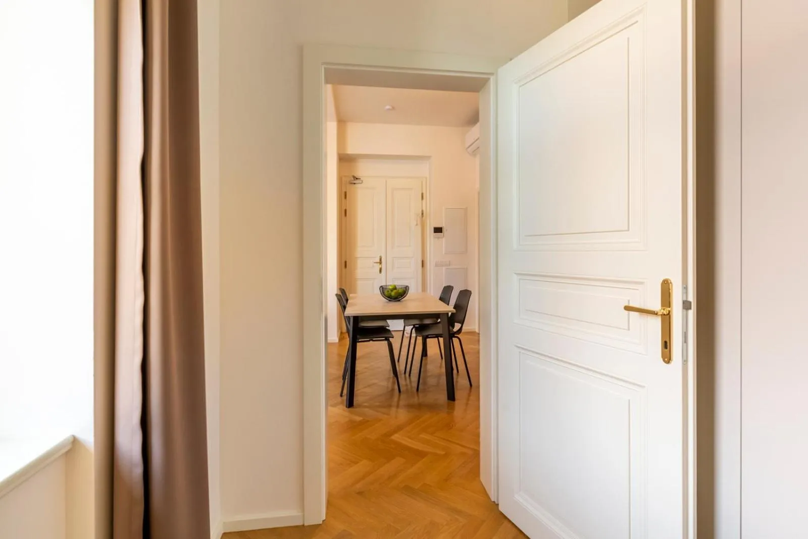 Dining area in Petrin Tower Residence