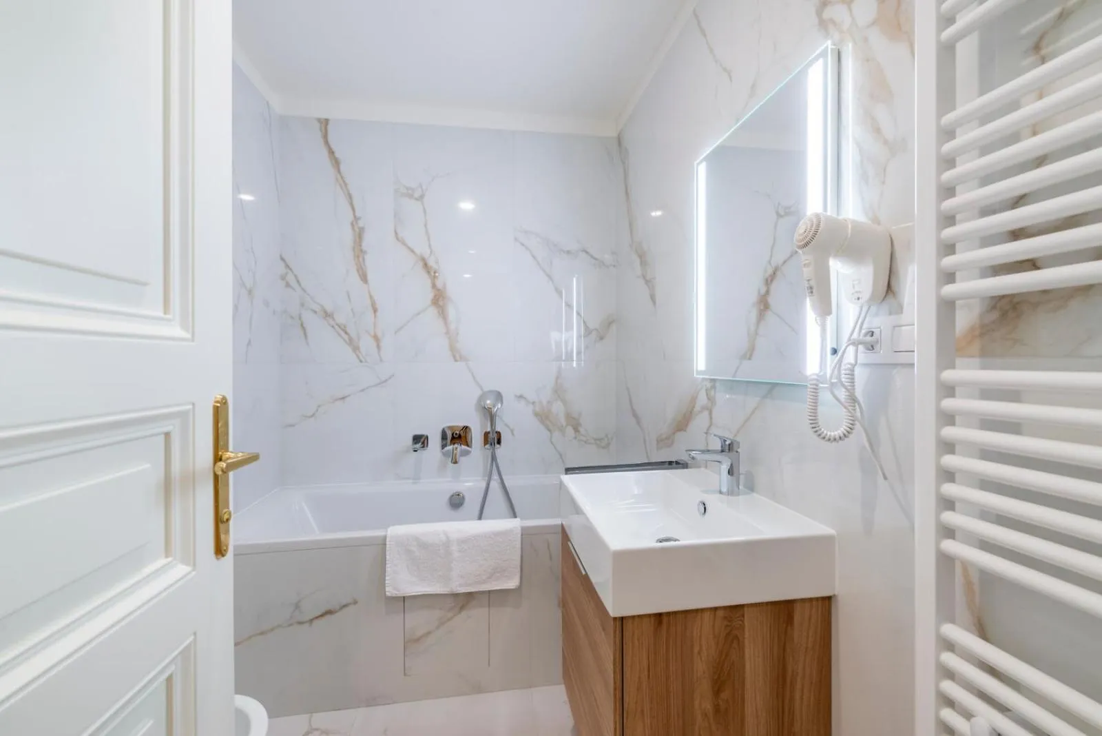 Bathroom in Petrin Tower Residence