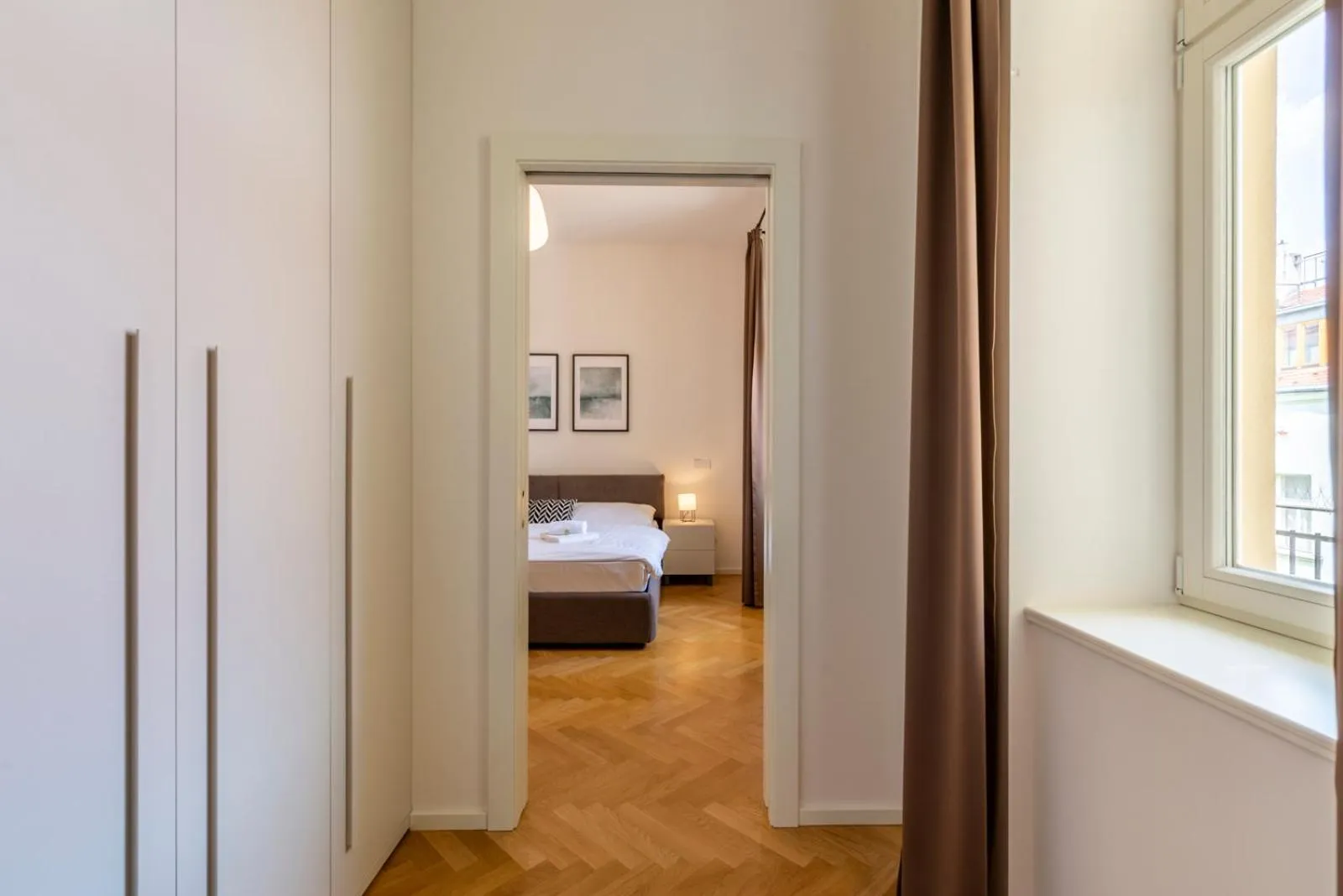 Bed in Petrin Tower Residence