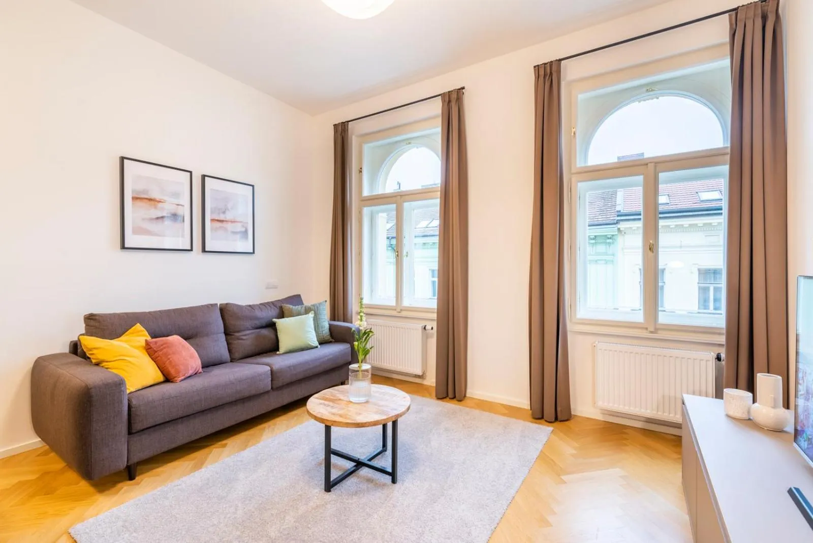 Living room in Petrin Tower Residence