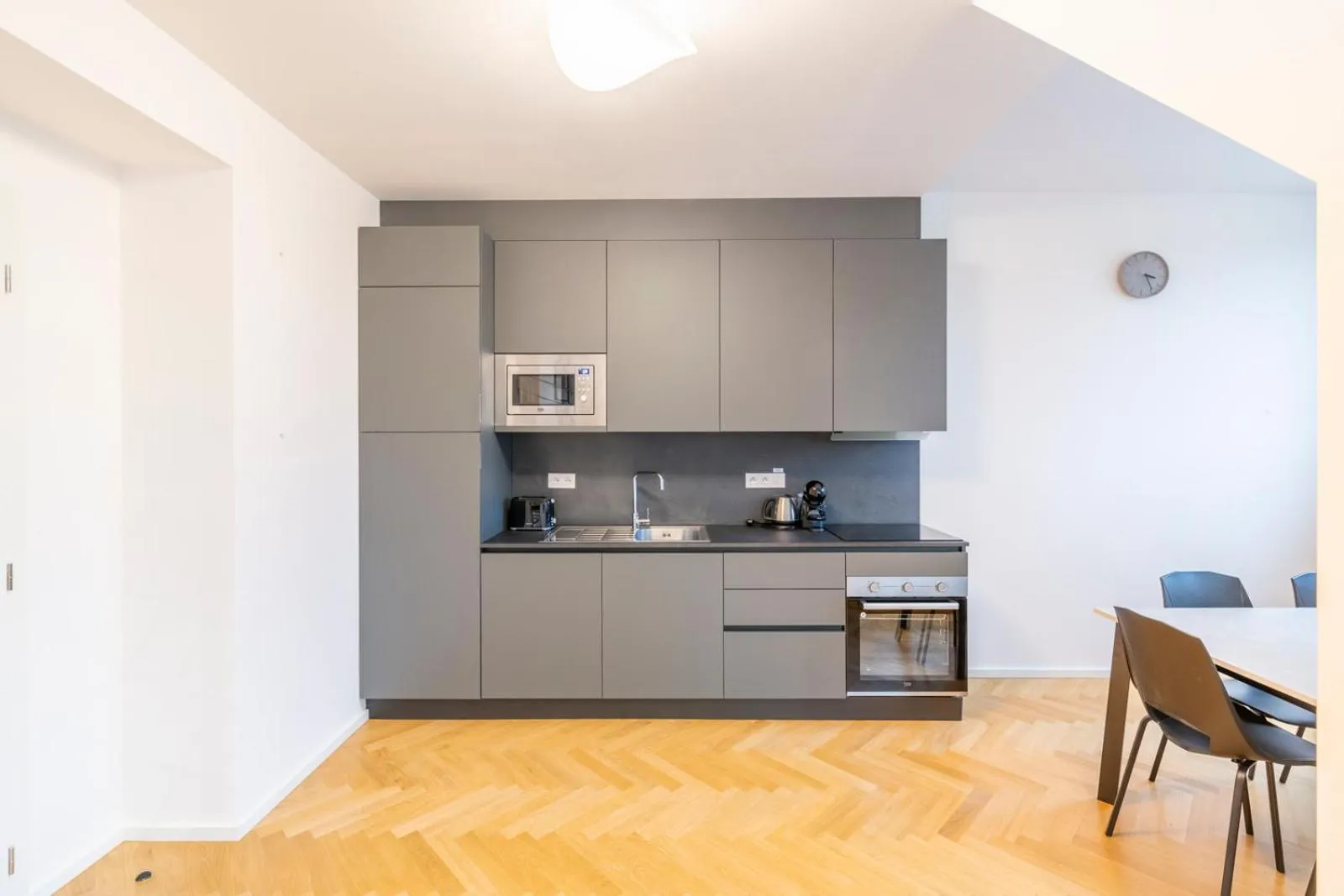 Kitchen or kitchenette in Petrin Tower Residence