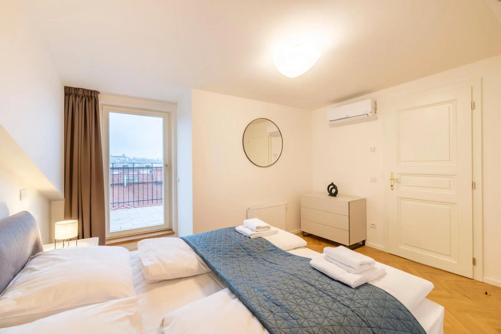 Bed in Petrin Tower Residence