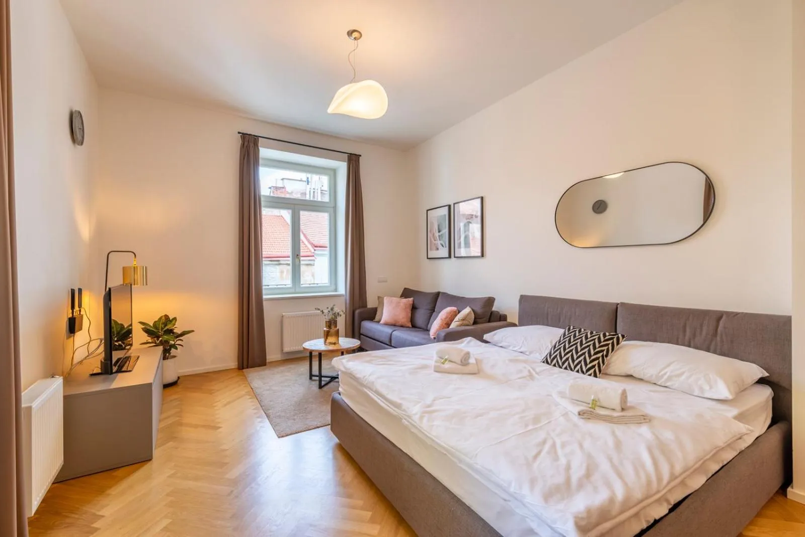 Bed in Petrin Tower Residence