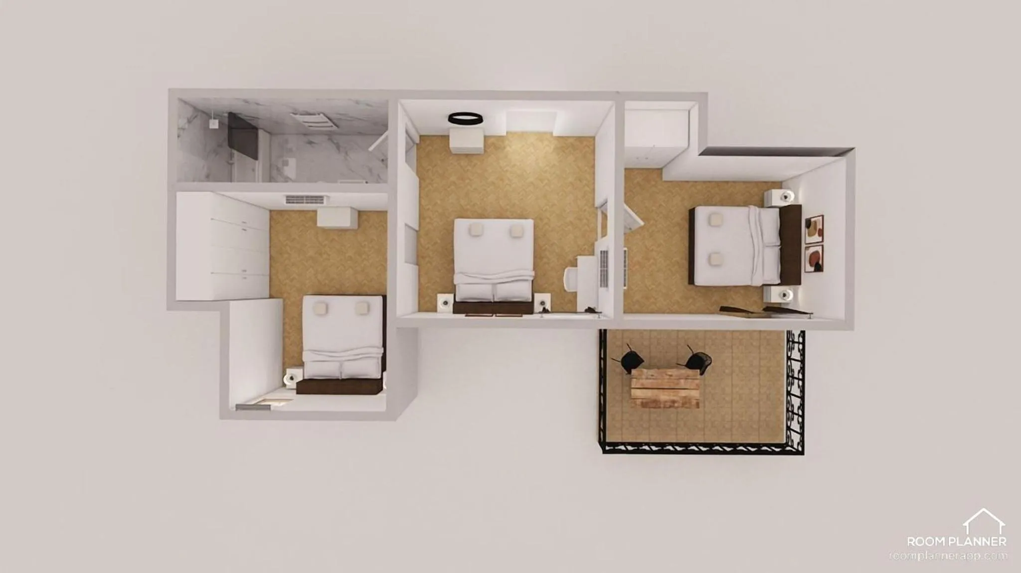 Floor plan in Petrin Tower Residence