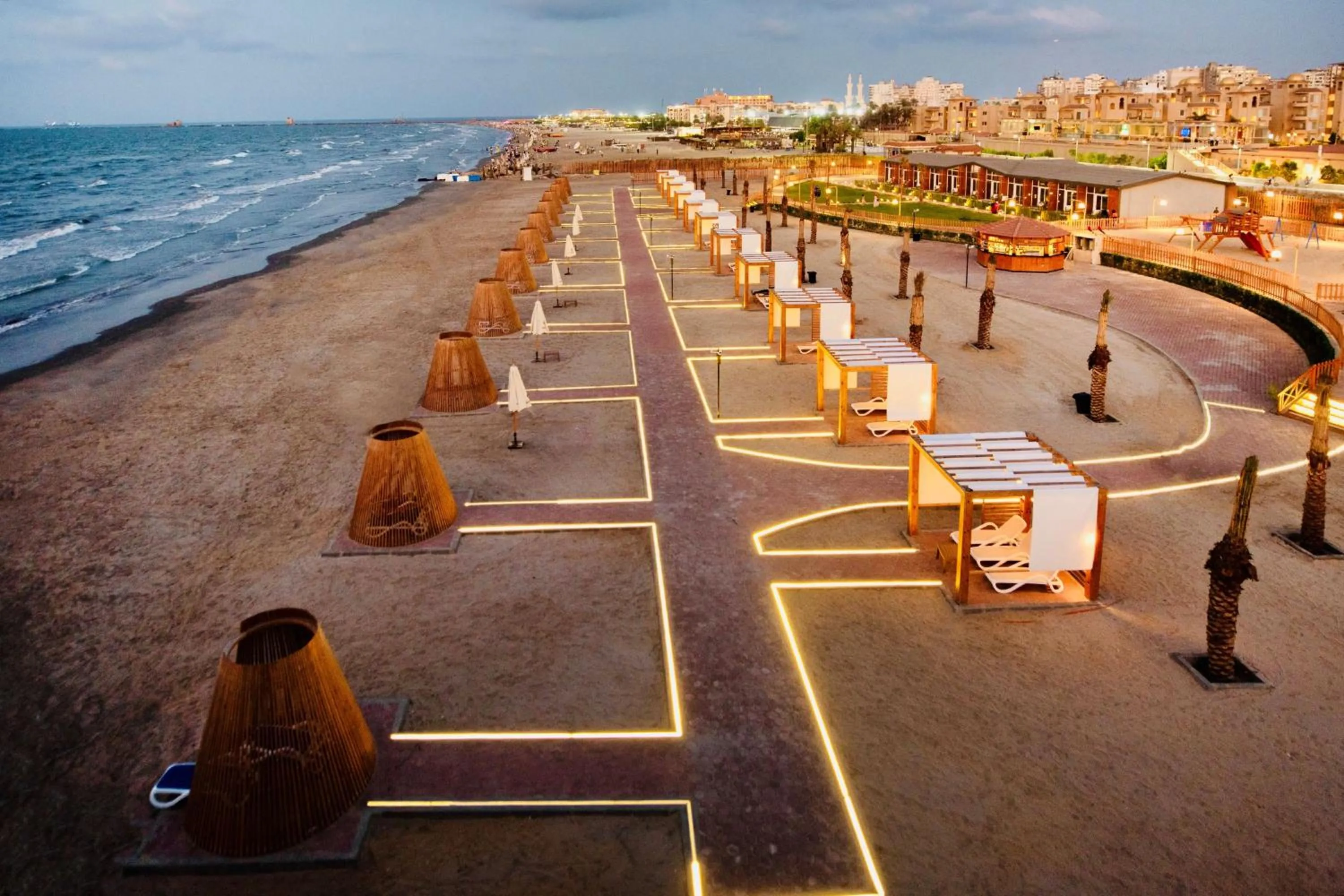 Beach in Marom Port Said Resort & Beach