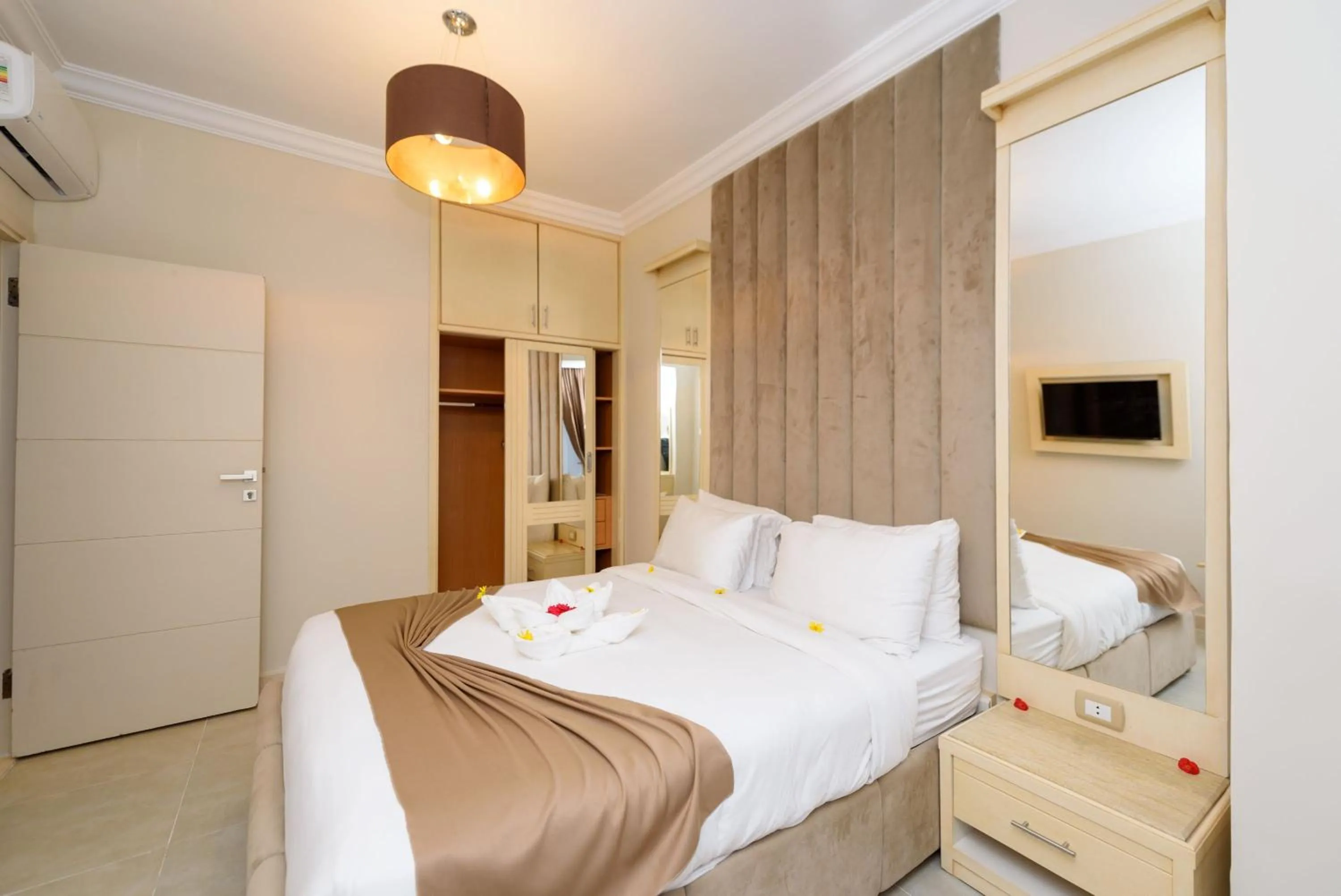 Bed in Marom Port Said Resort & Beach