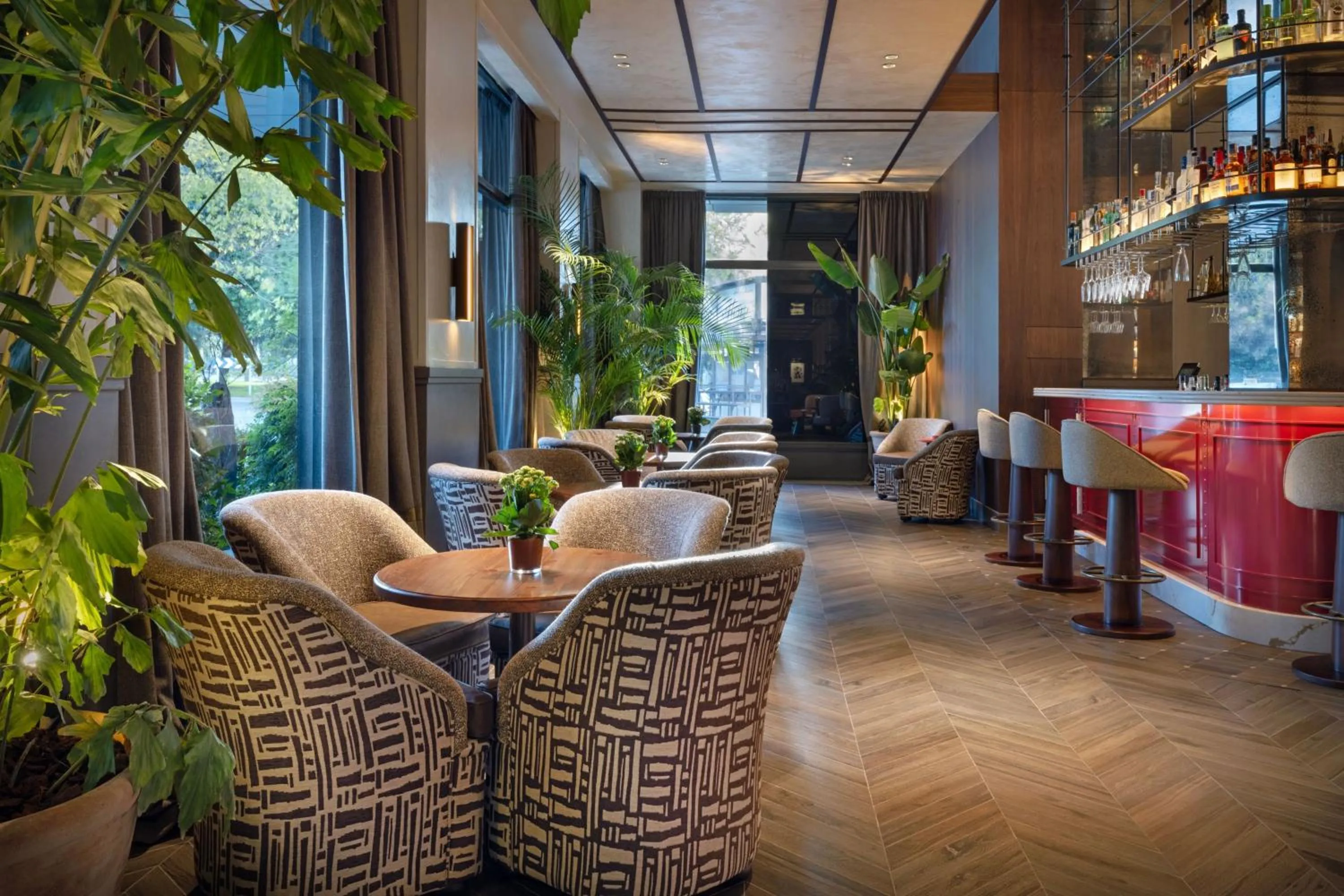 Lounge or bar in The Westin Madrid Cuzco