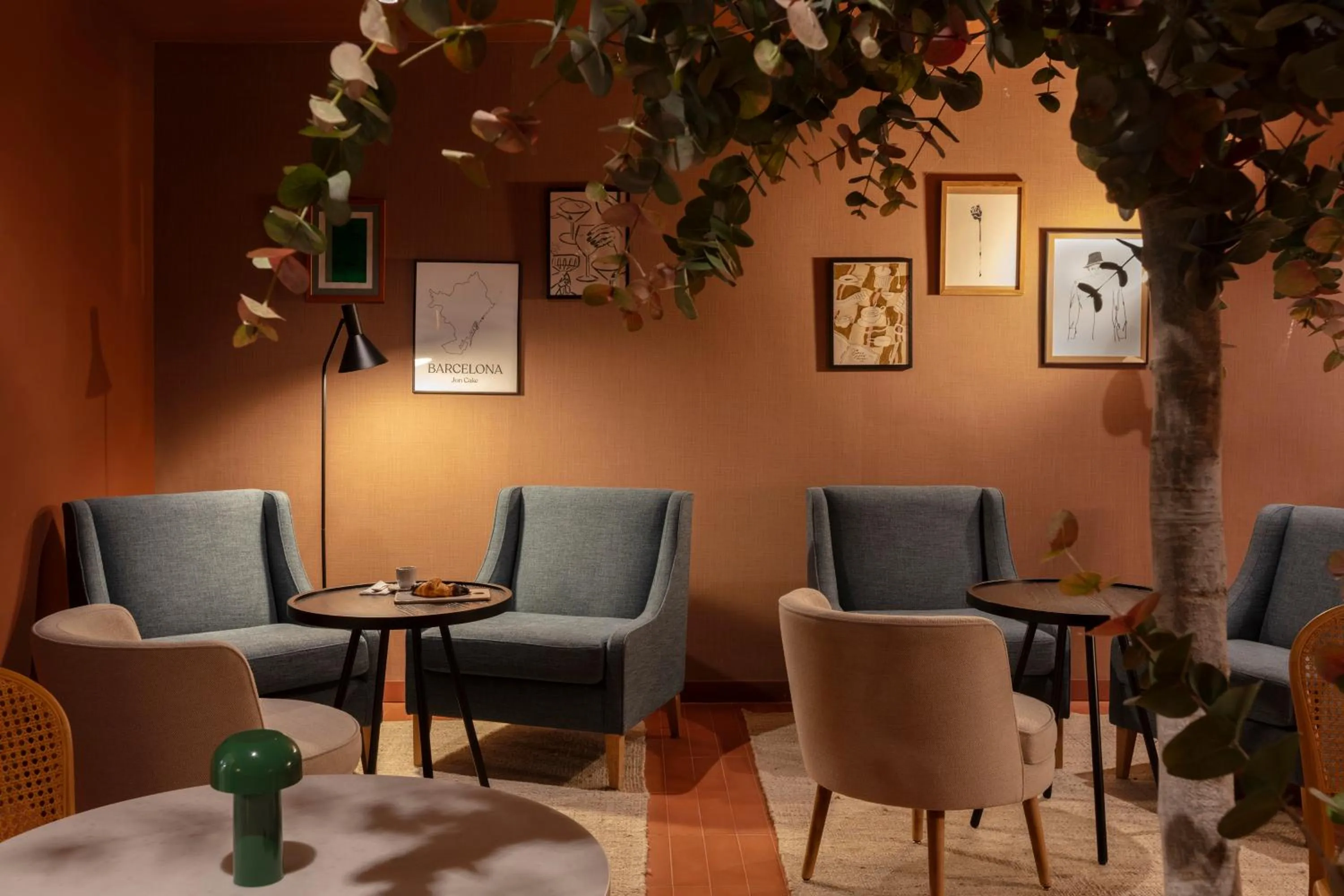 Living room in TOC Hotel Las Ramblas