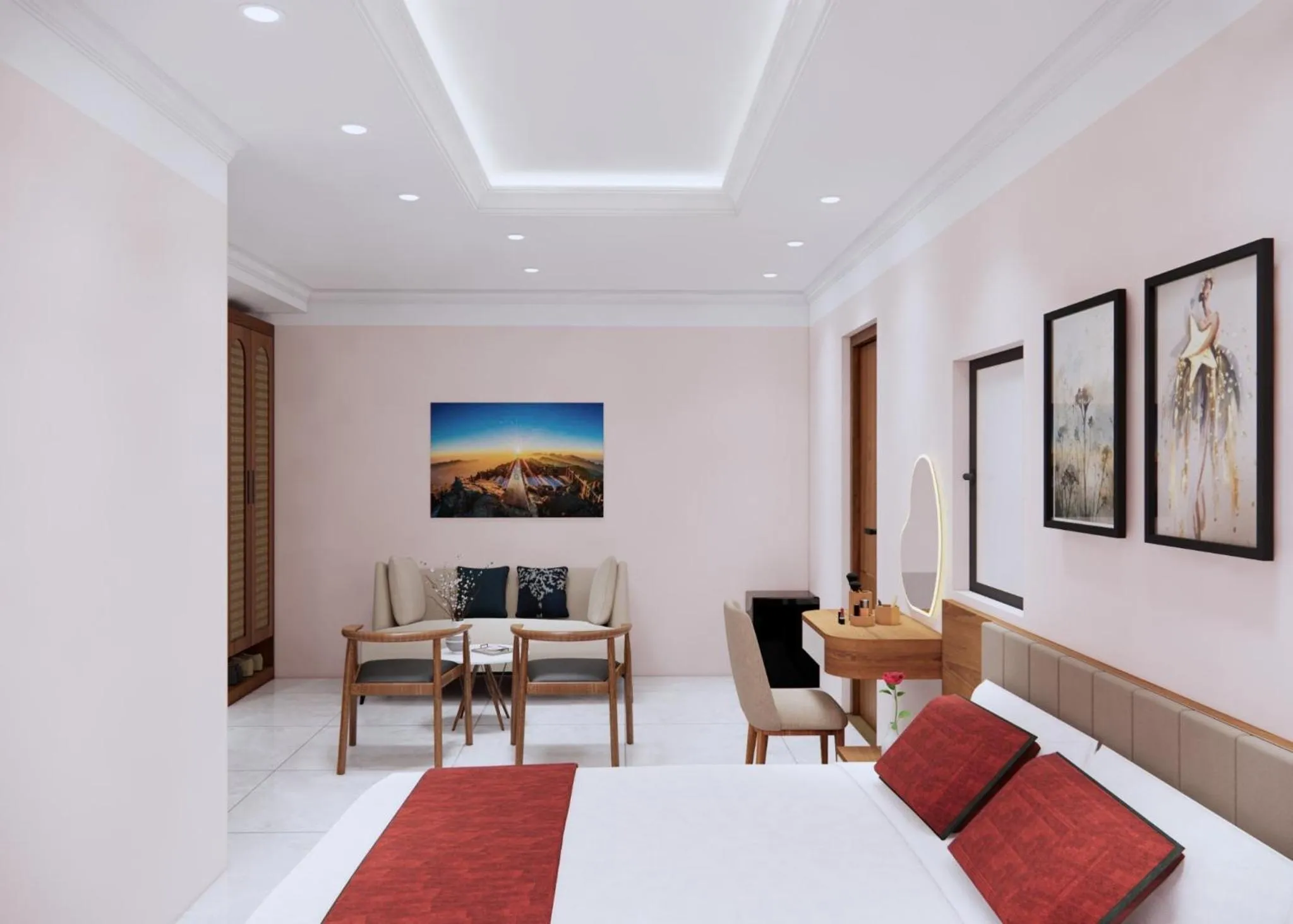 Bed in En Hotel Sapa