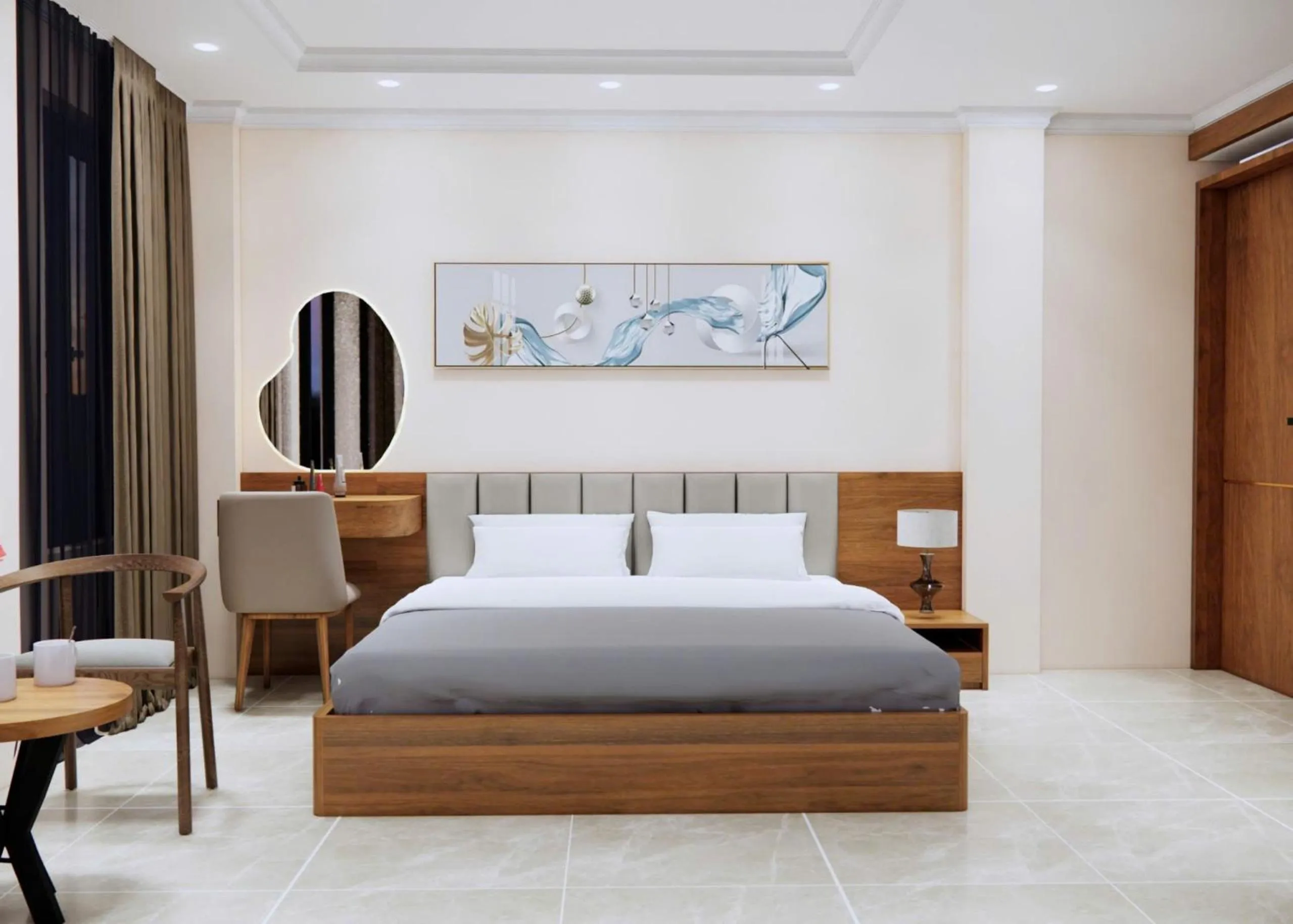 Bed in En Hotel Sapa