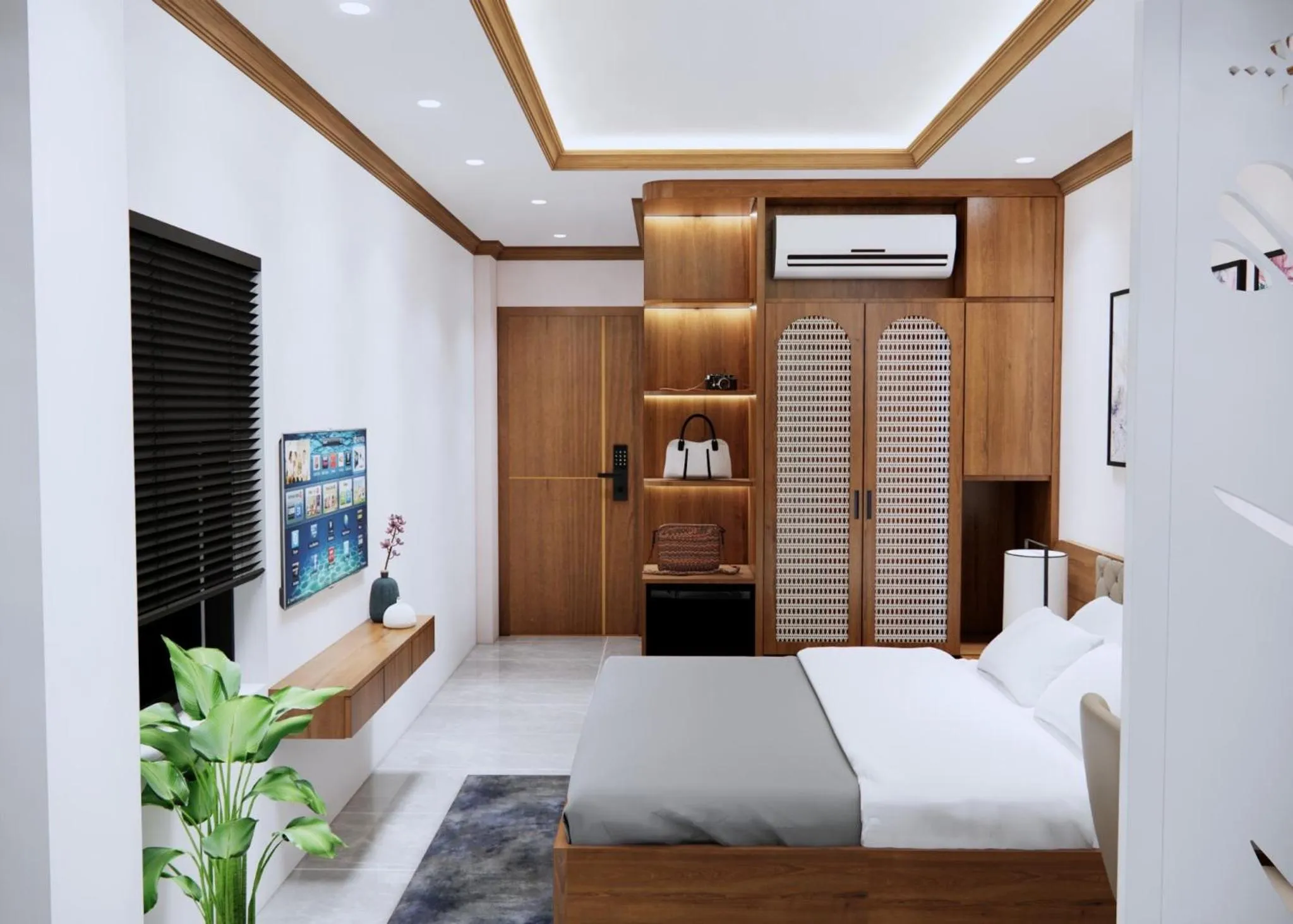 Bed in En Hotel Sapa