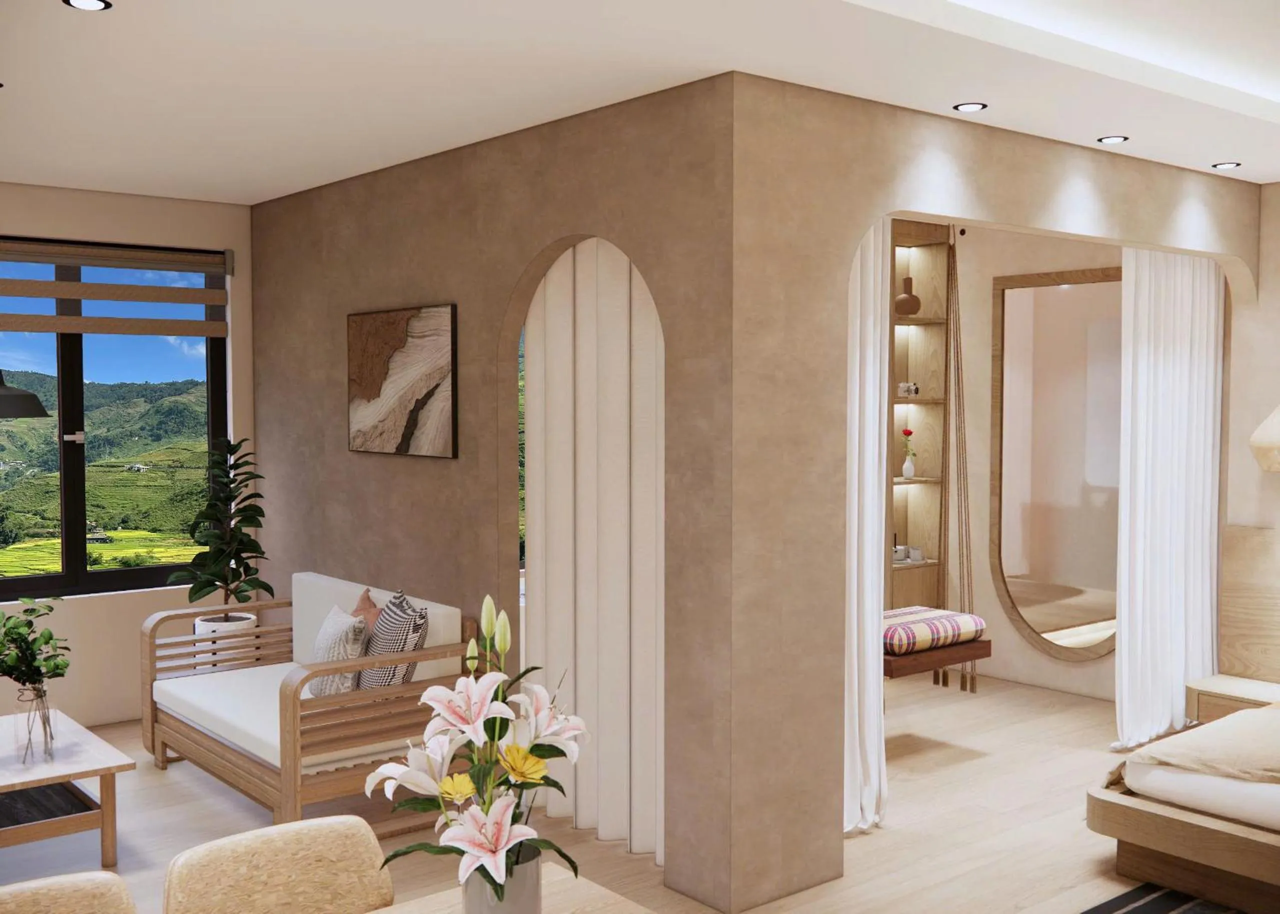 Bed in En Hotel Sapa