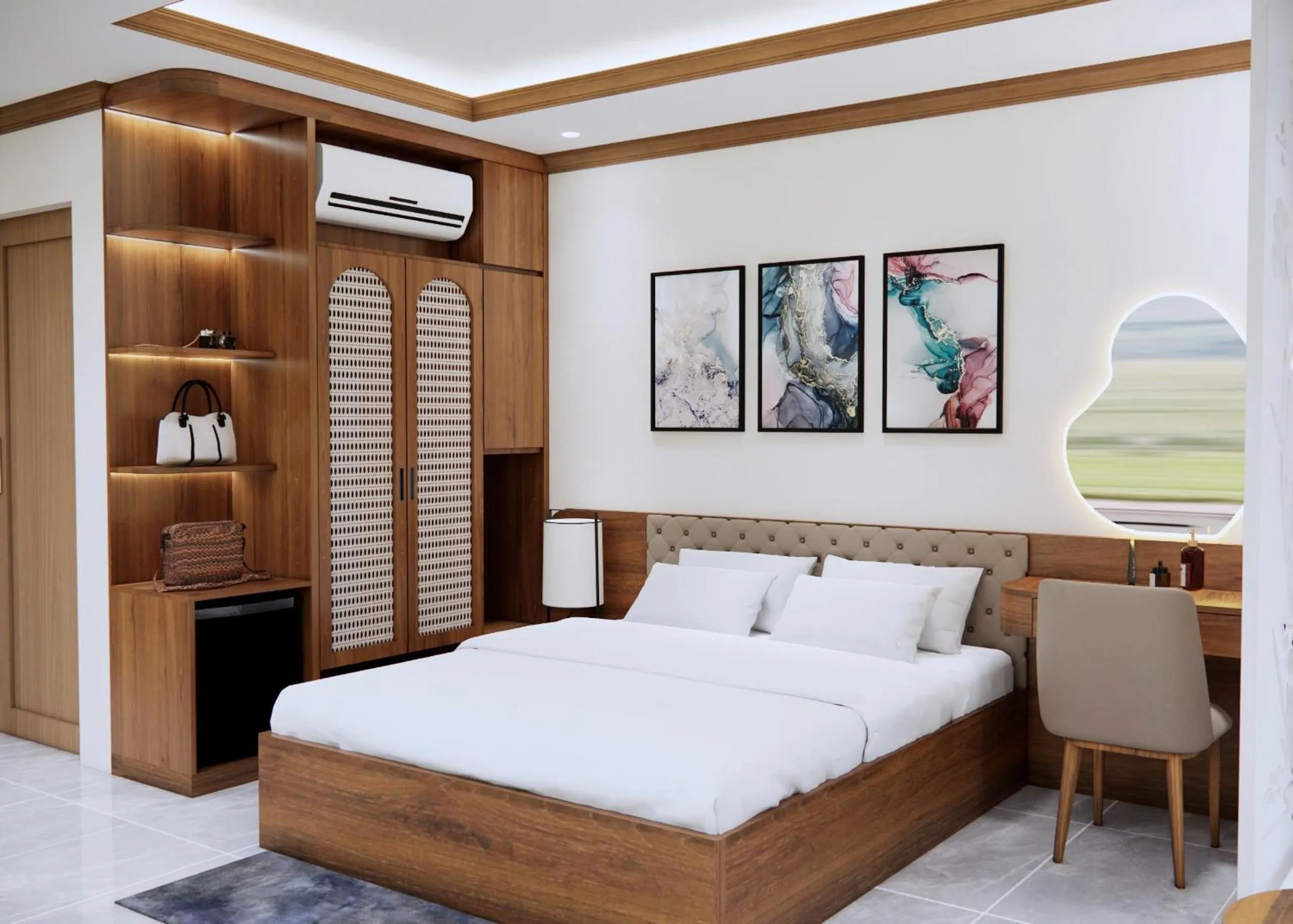 Bed in En Hotel Sapa