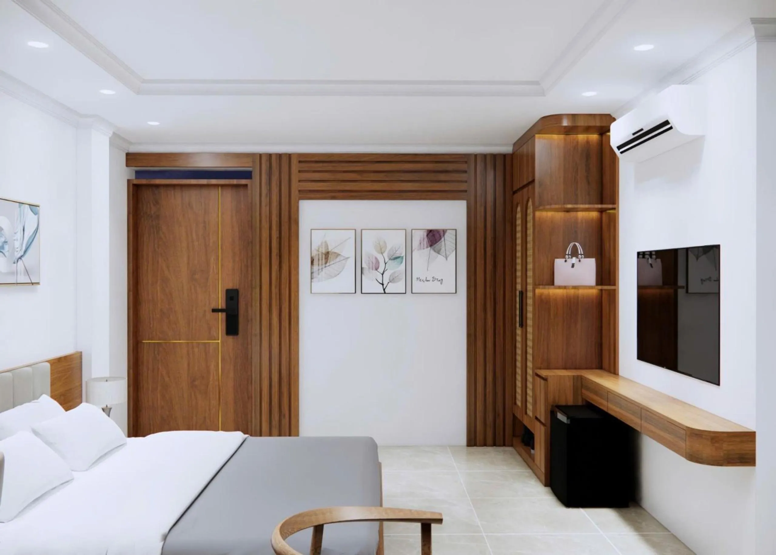 Bed in En Hotel Sapa