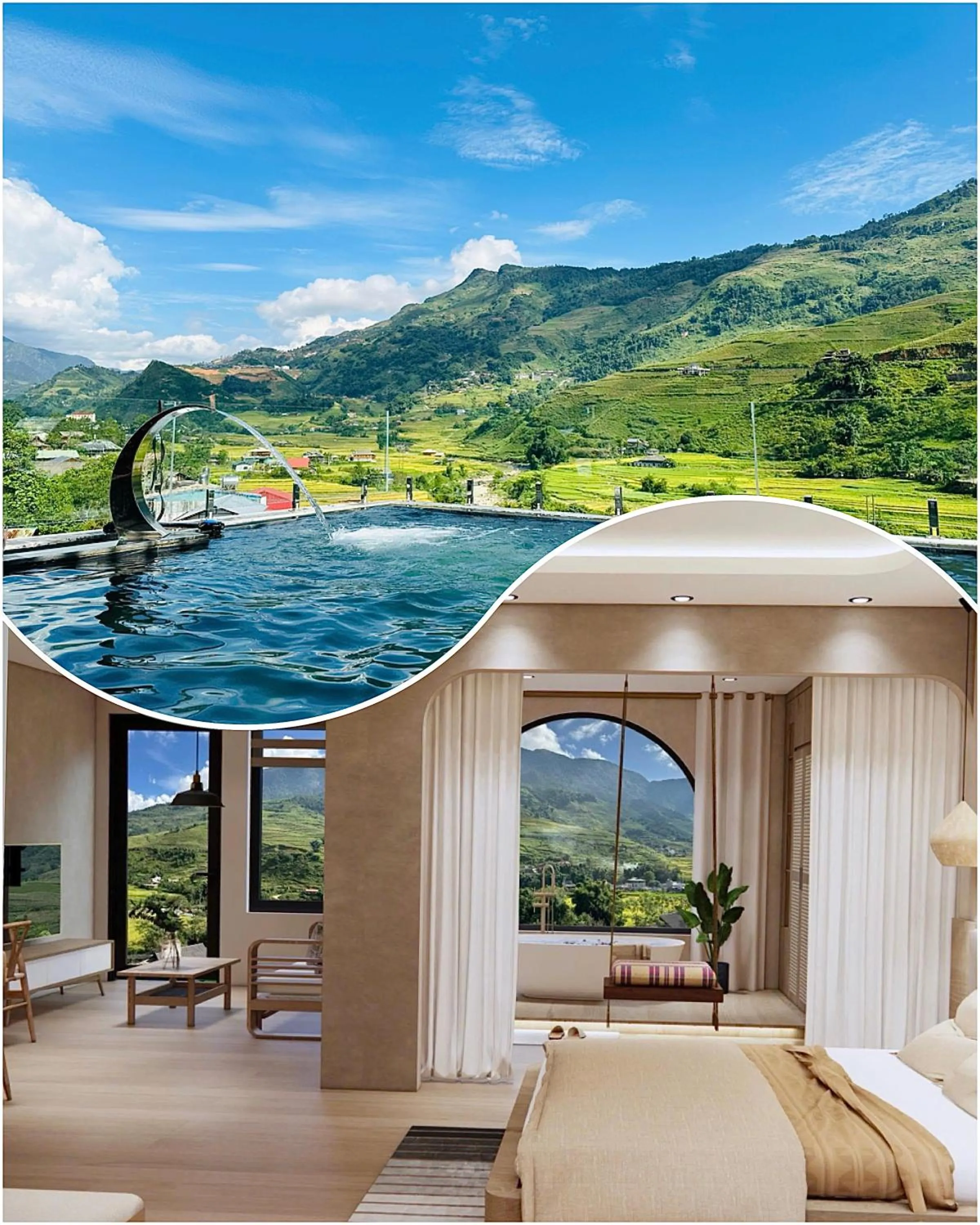 Natural landscape in En Hotel Sapa