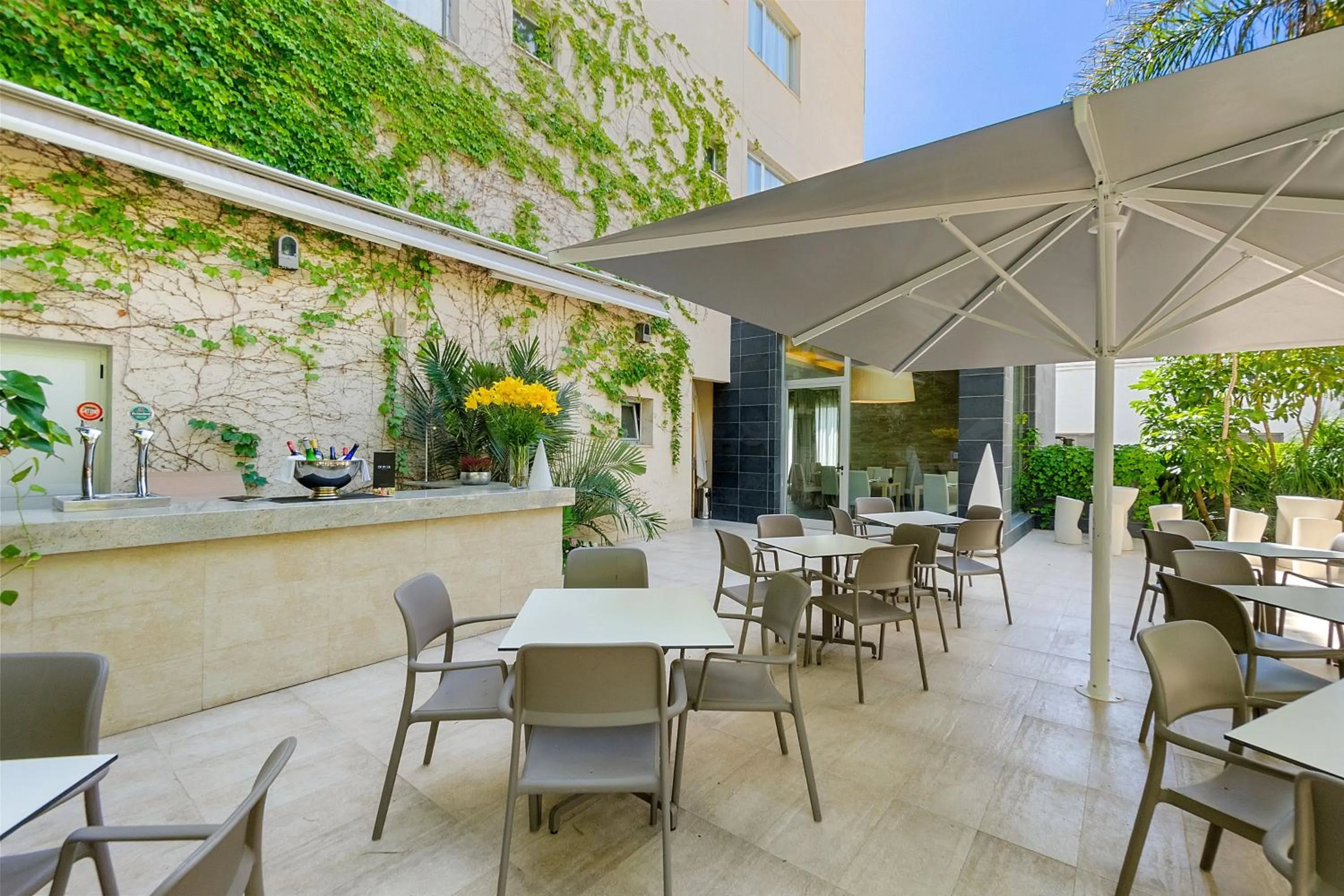 Patio in Hotel Areca