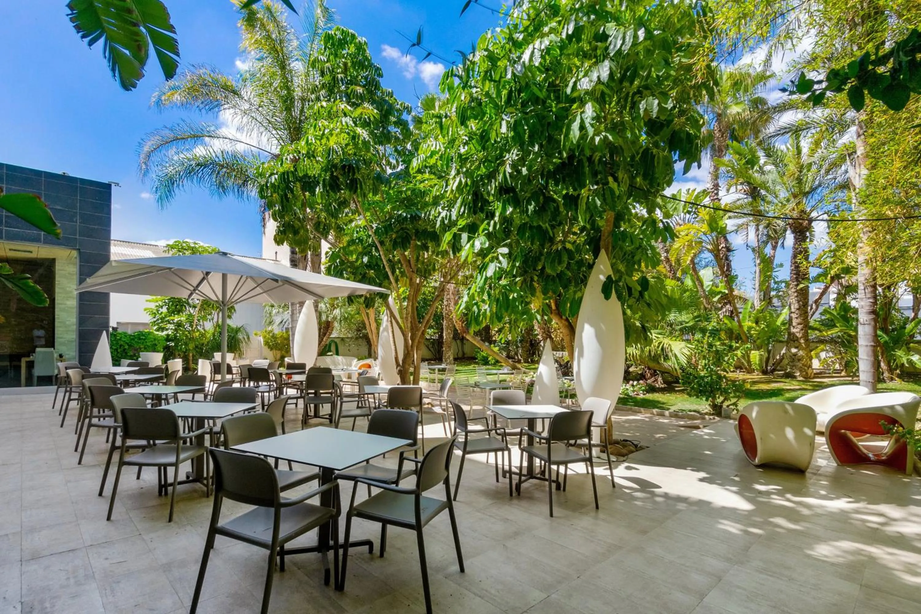Patio in Hotel Areca