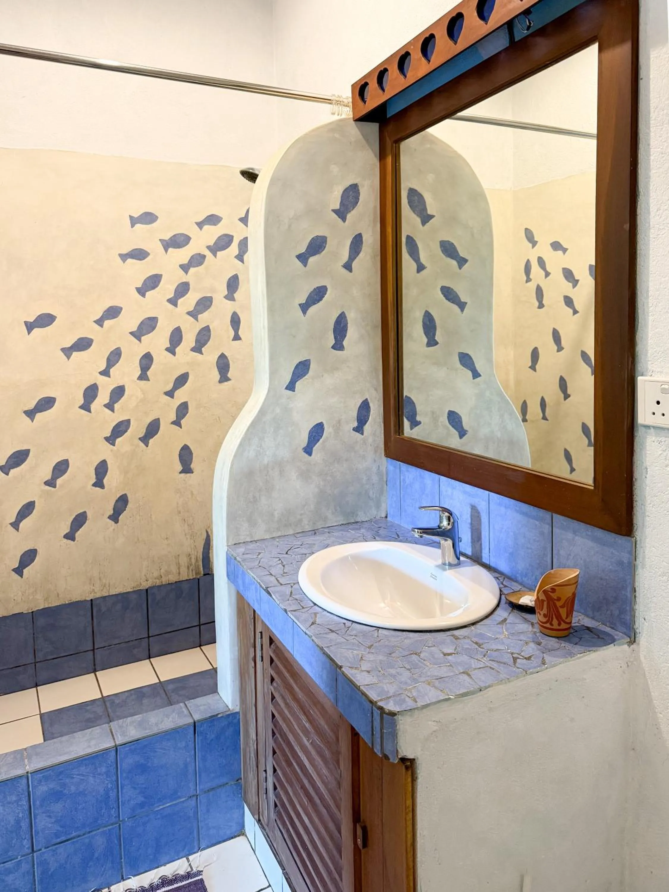 Shower in Palm villa Mirissa hotel&spa
