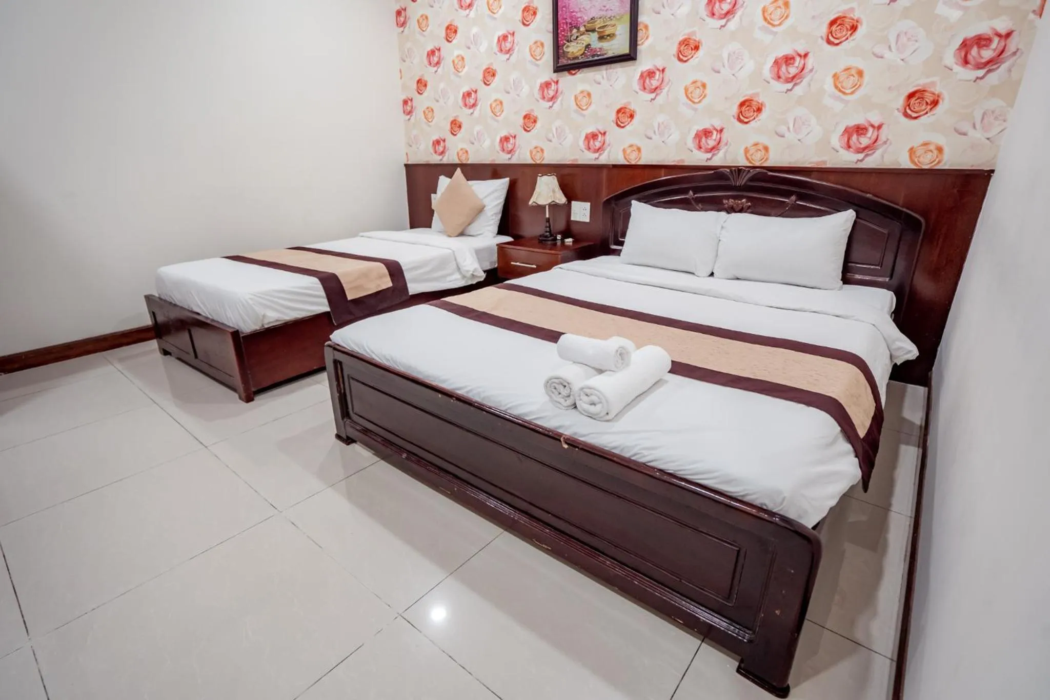 Bed in LUXURY HOTEL HẬU GIANG