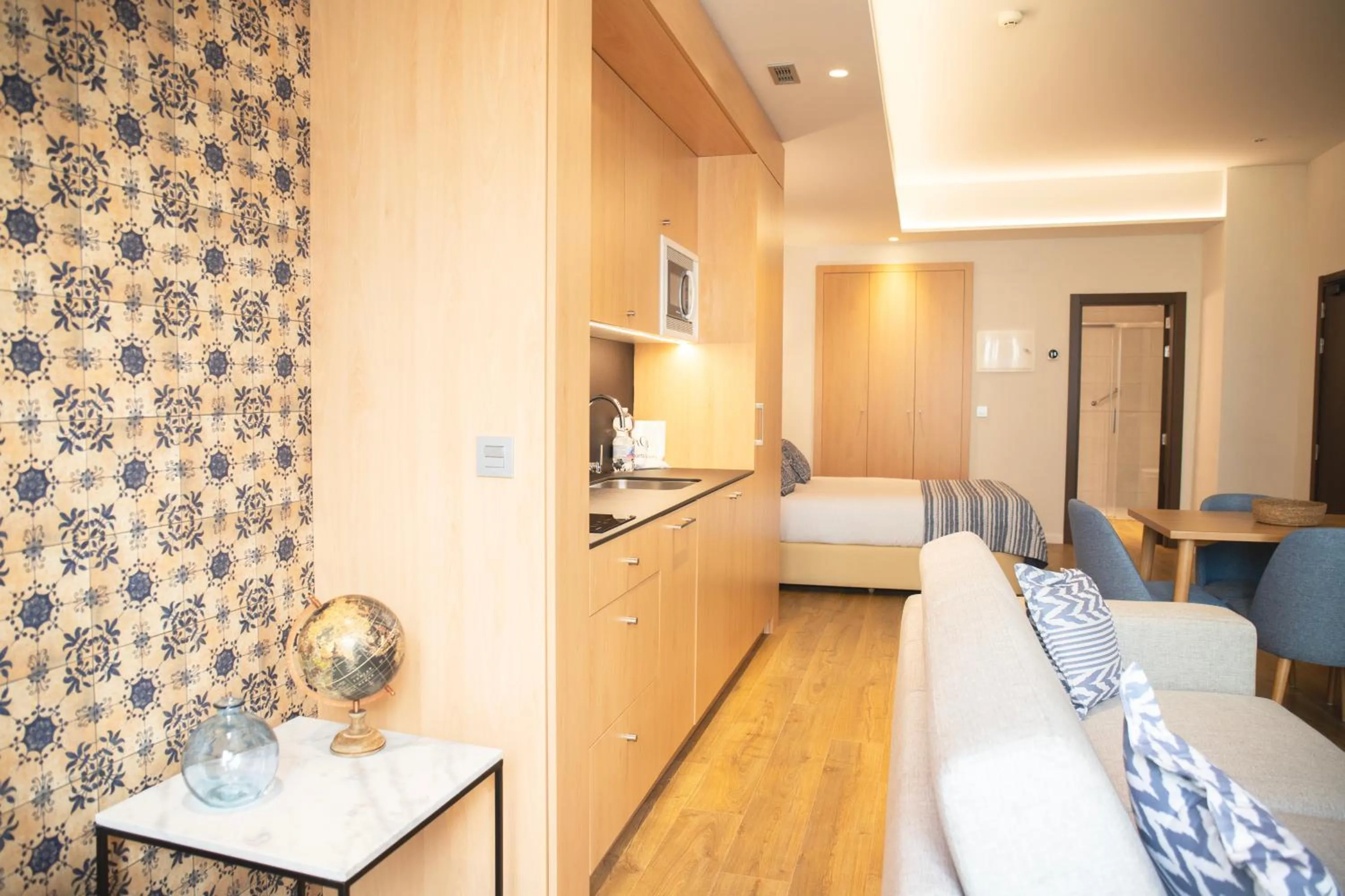 Bed in nQn Aparts & Suites Sevilla