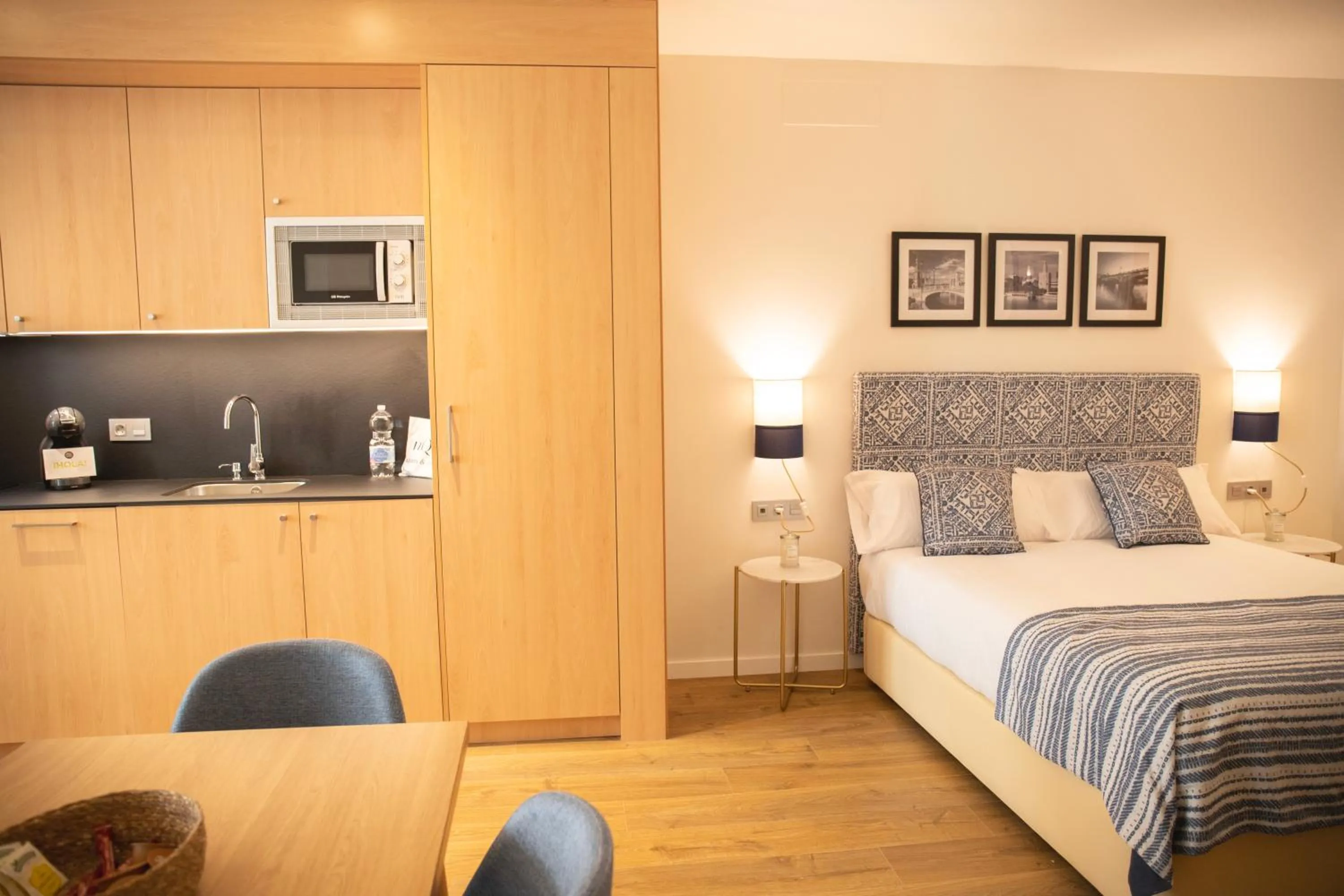 Bed in nQn Aparts & Suites Sevilla