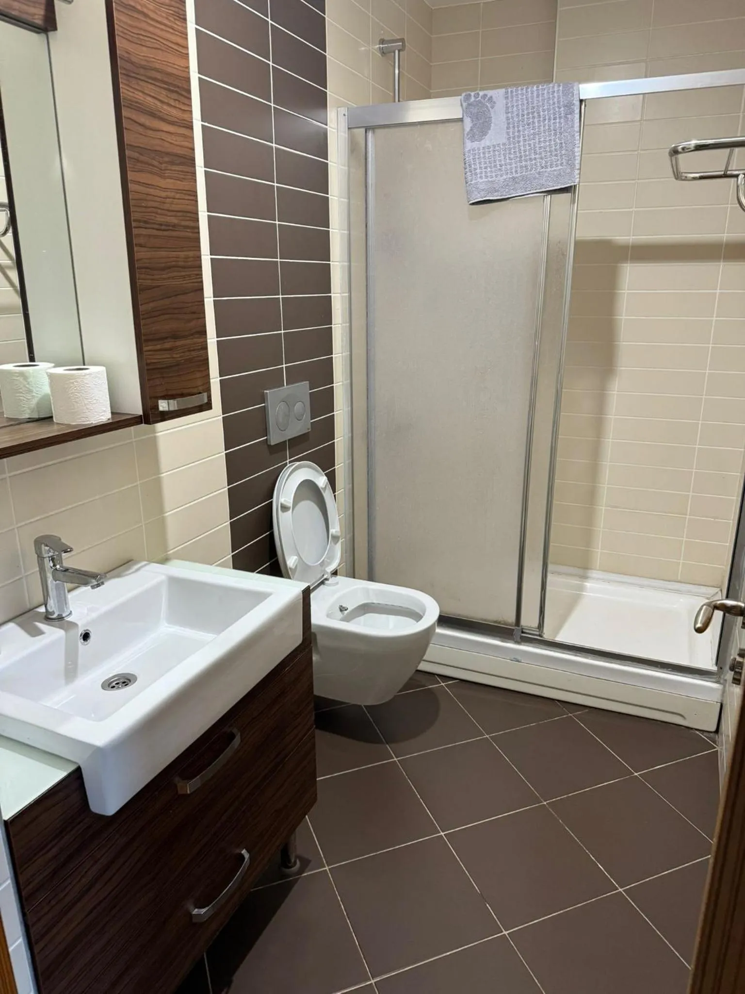 Shower in Nur Sena's House