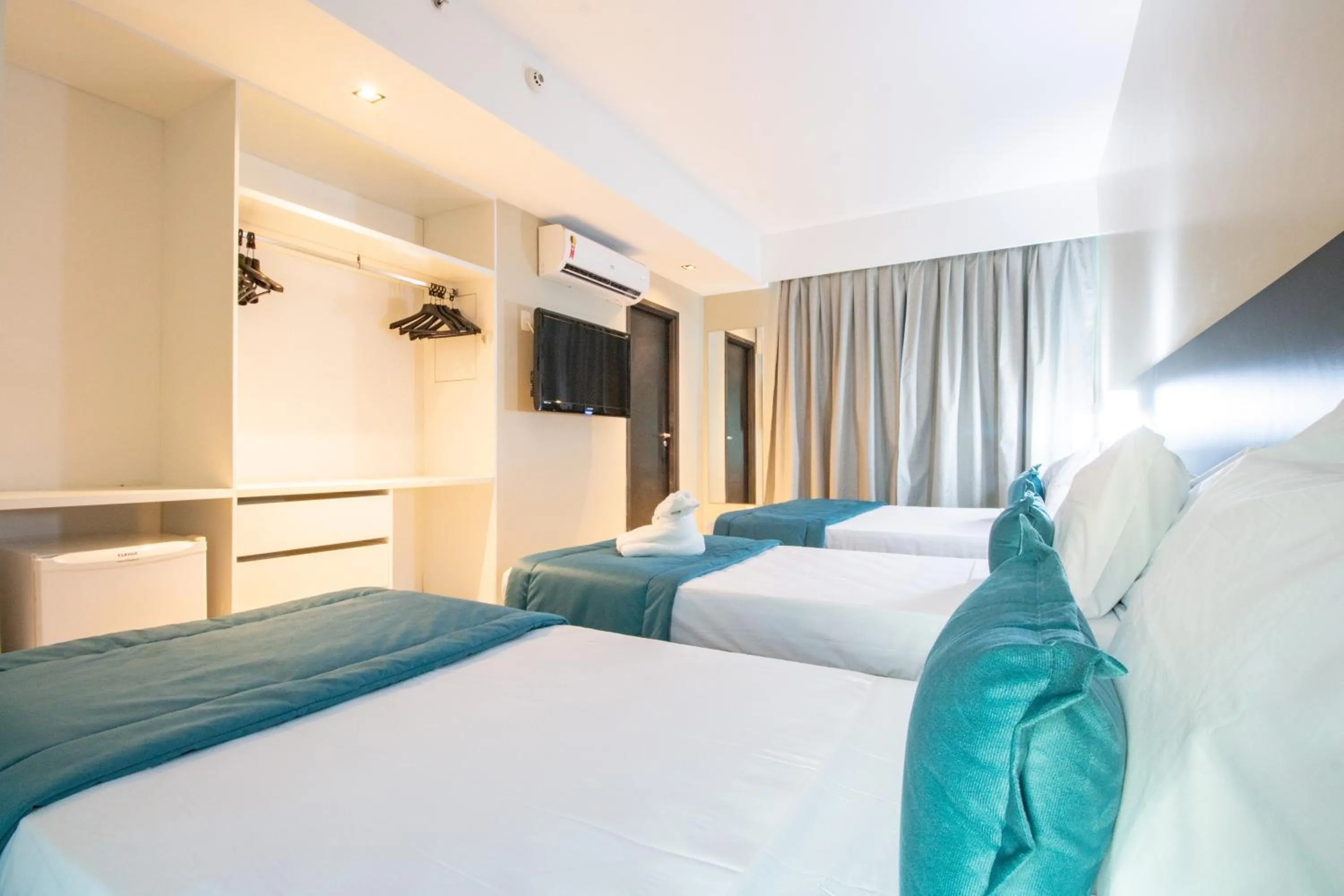 Bedroom, Bed in Acqua Prime Maceió Ponta Verde