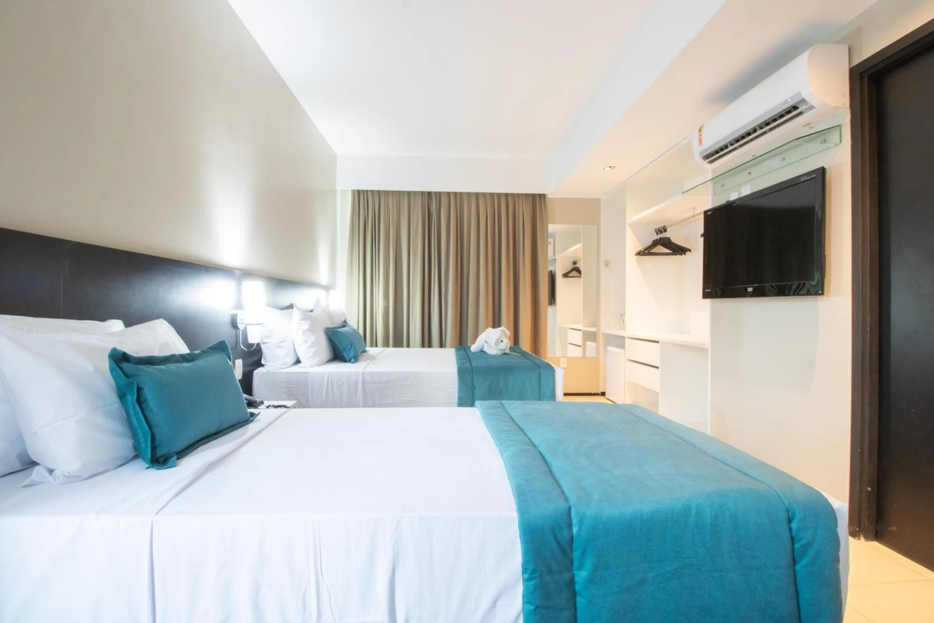 Bedroom, Bed in Acqua Prime Maceió Ponta Verde