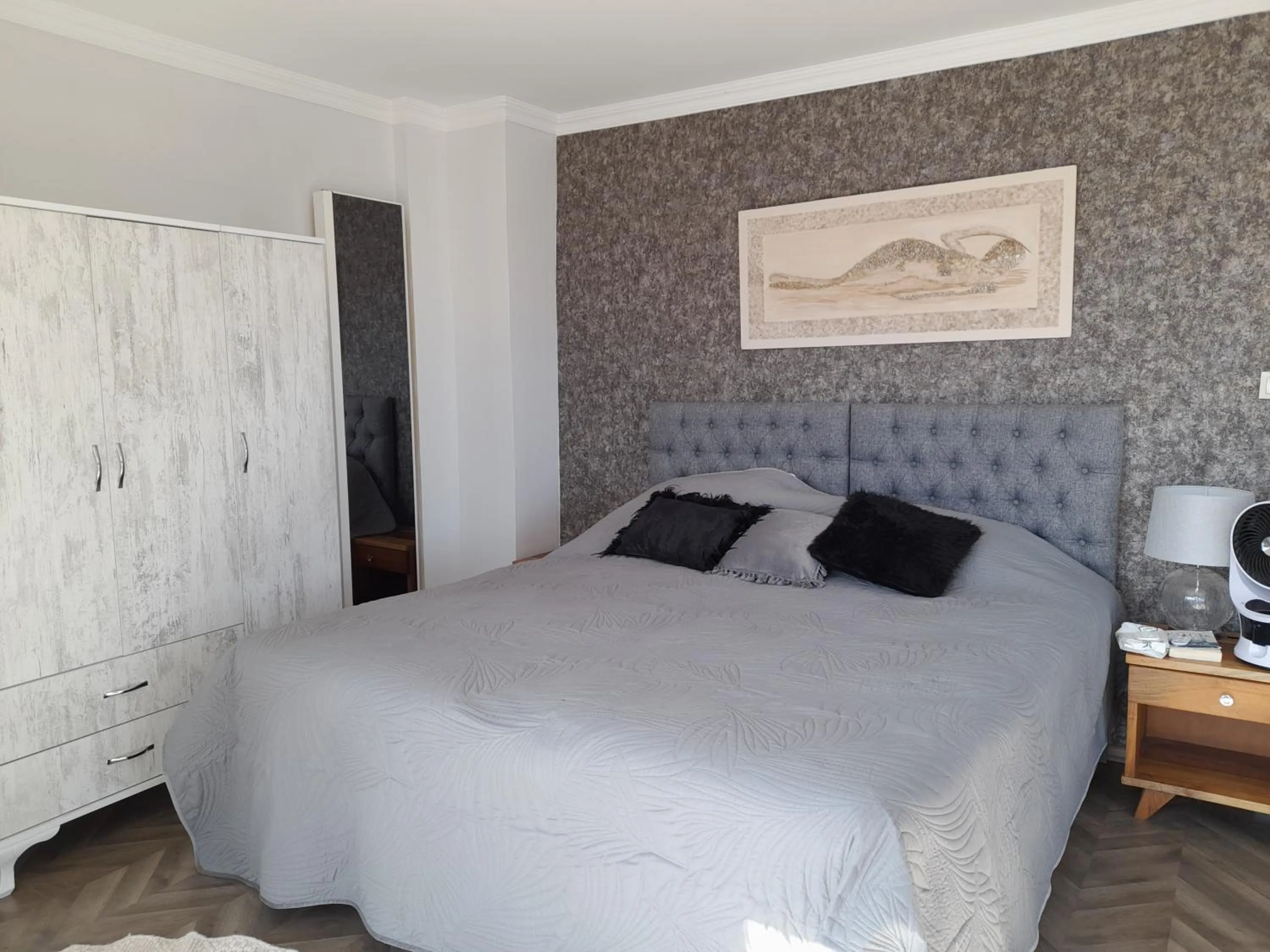 Bed in Turkish Mountain Retreat