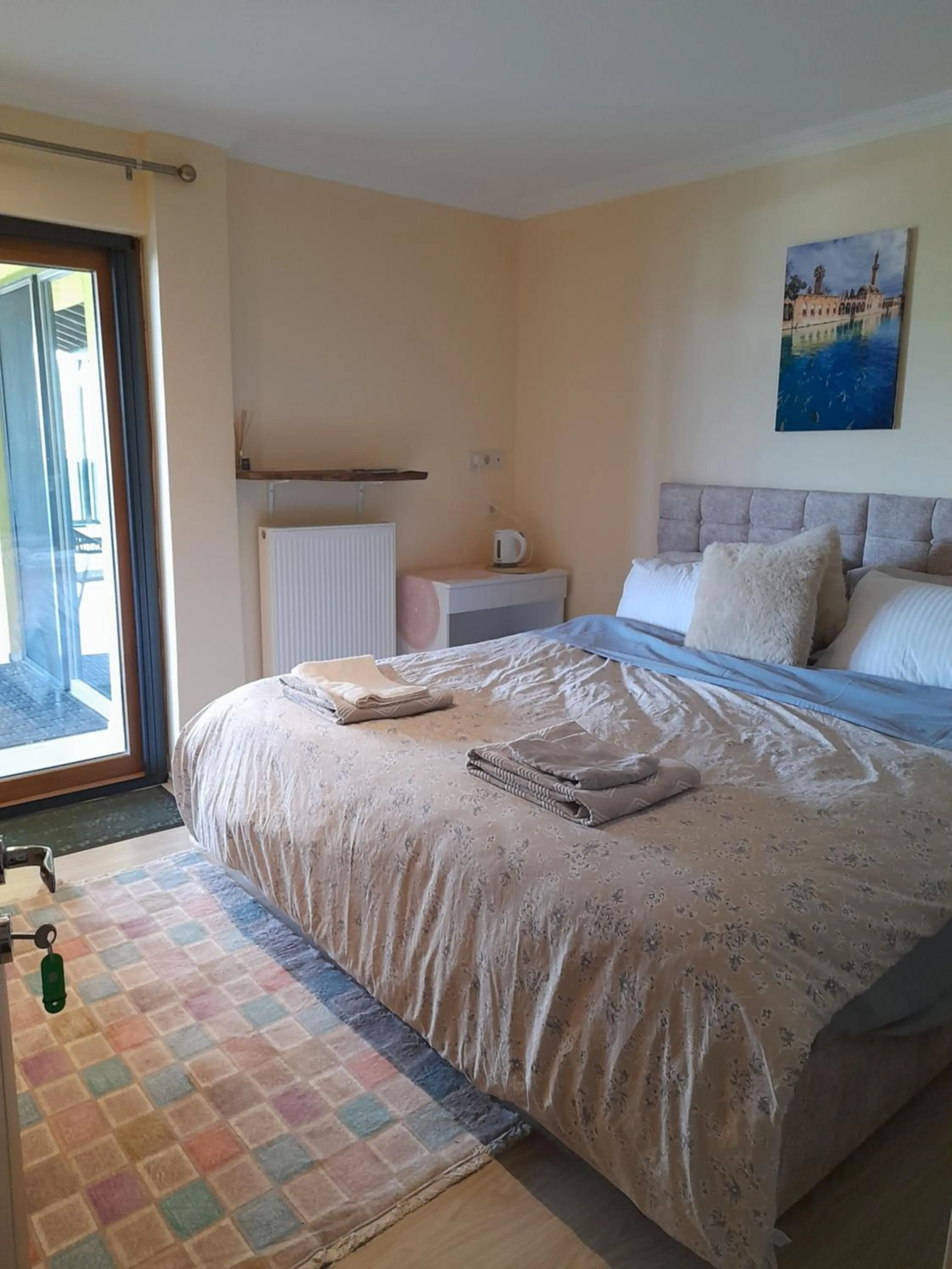 Bed in Turkish Mountain Retreat