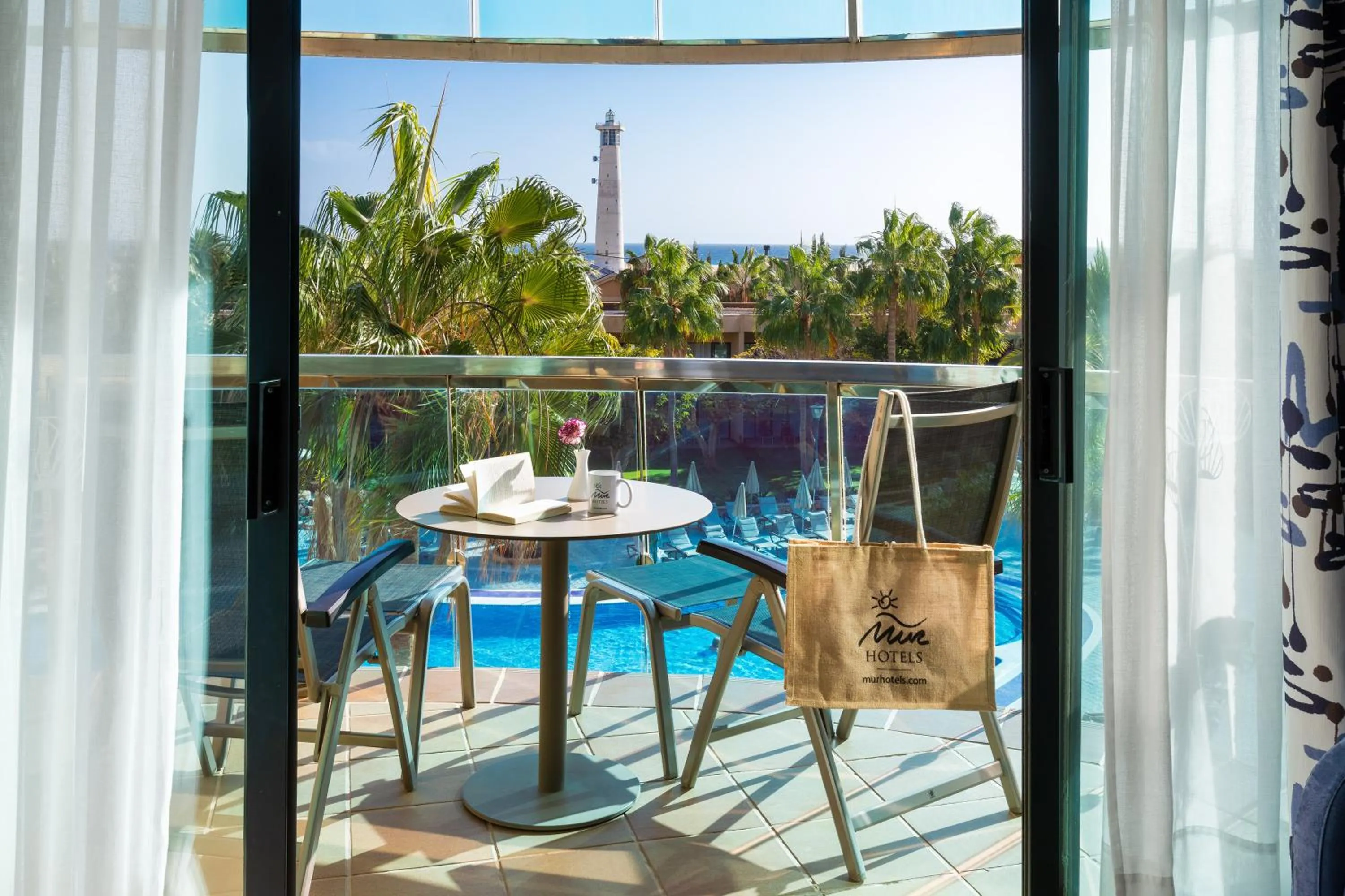 Balcony/Terrace in MUR Faro Jandia Fuerteventura & Spa