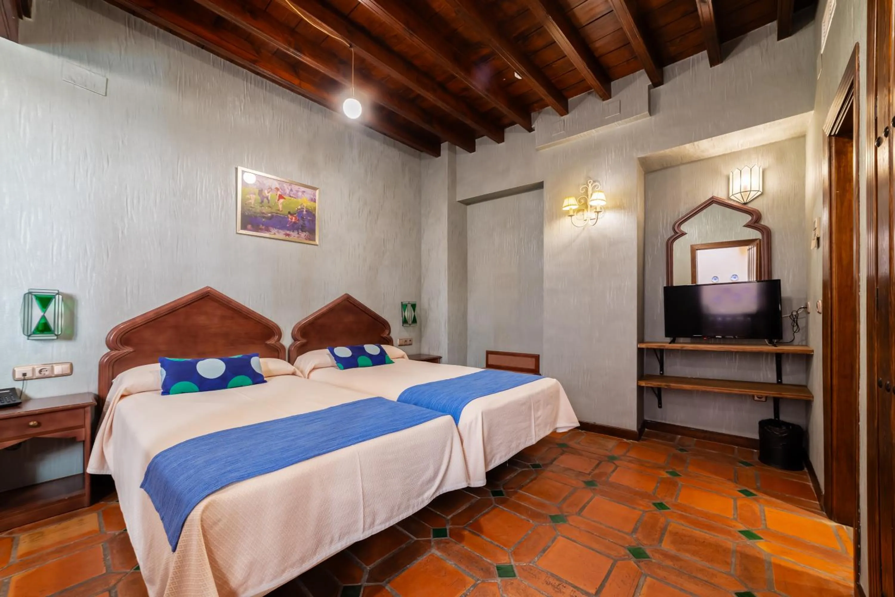 Bed in Hotel Posada del Toro