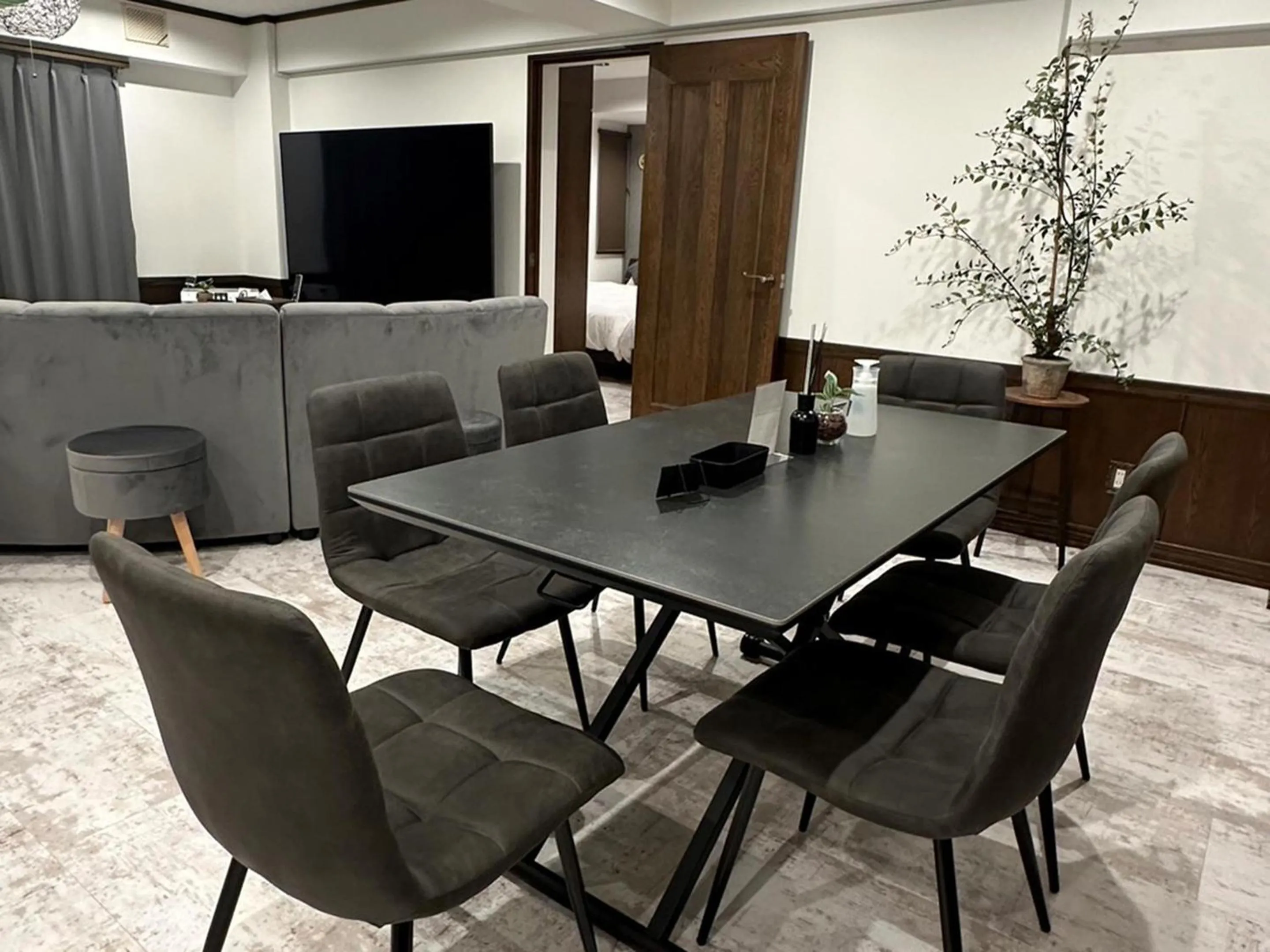 Living room in LIT’S INN Sapporo