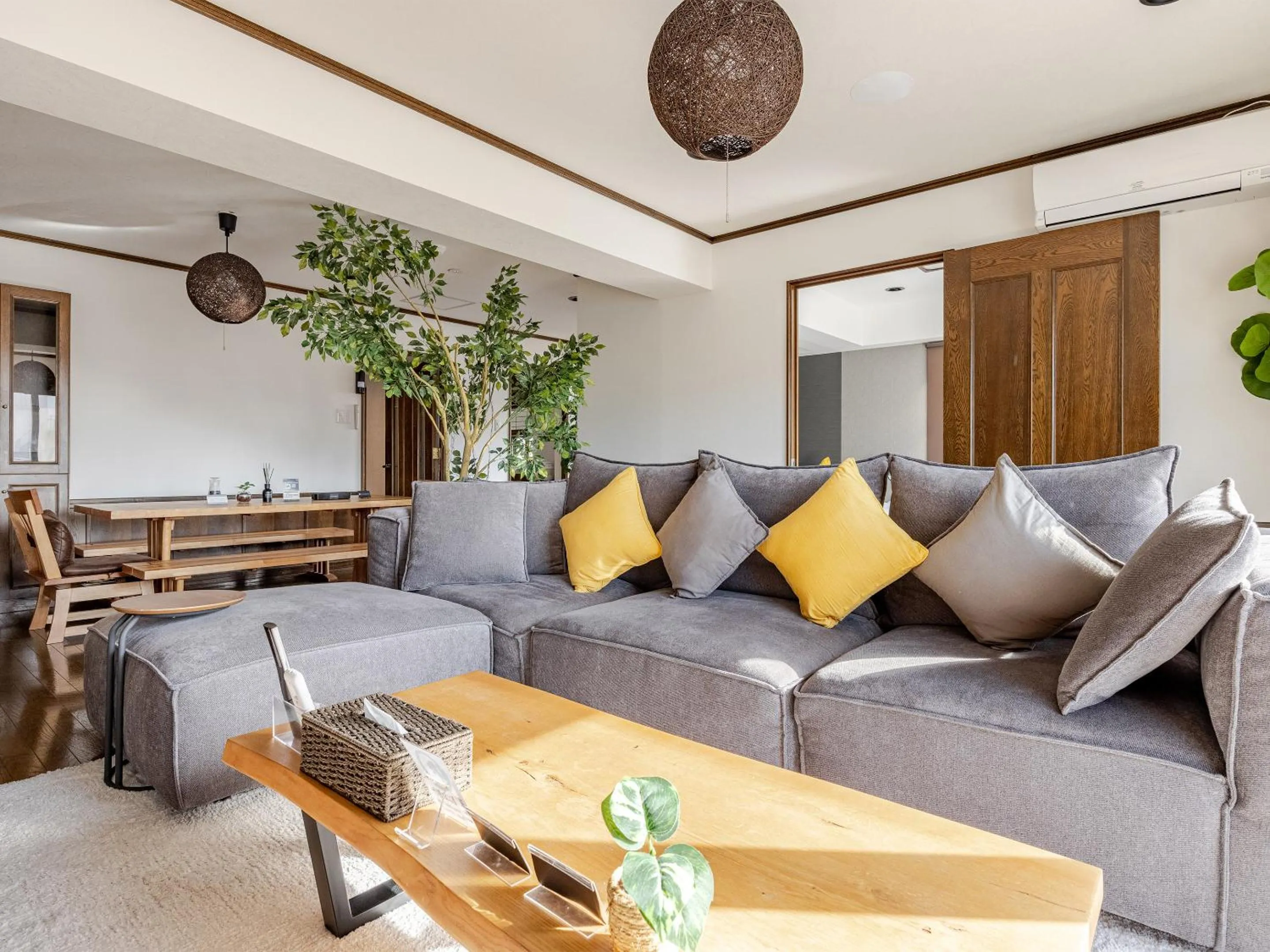 Living room in LIT’S INN Sapporo