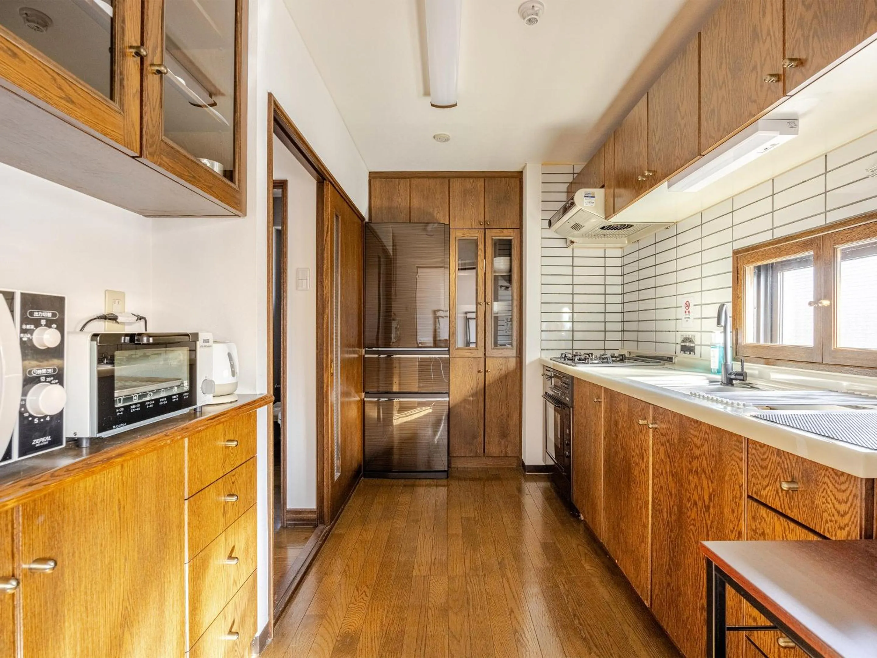 kitchen in LIT’S INN Sapporo