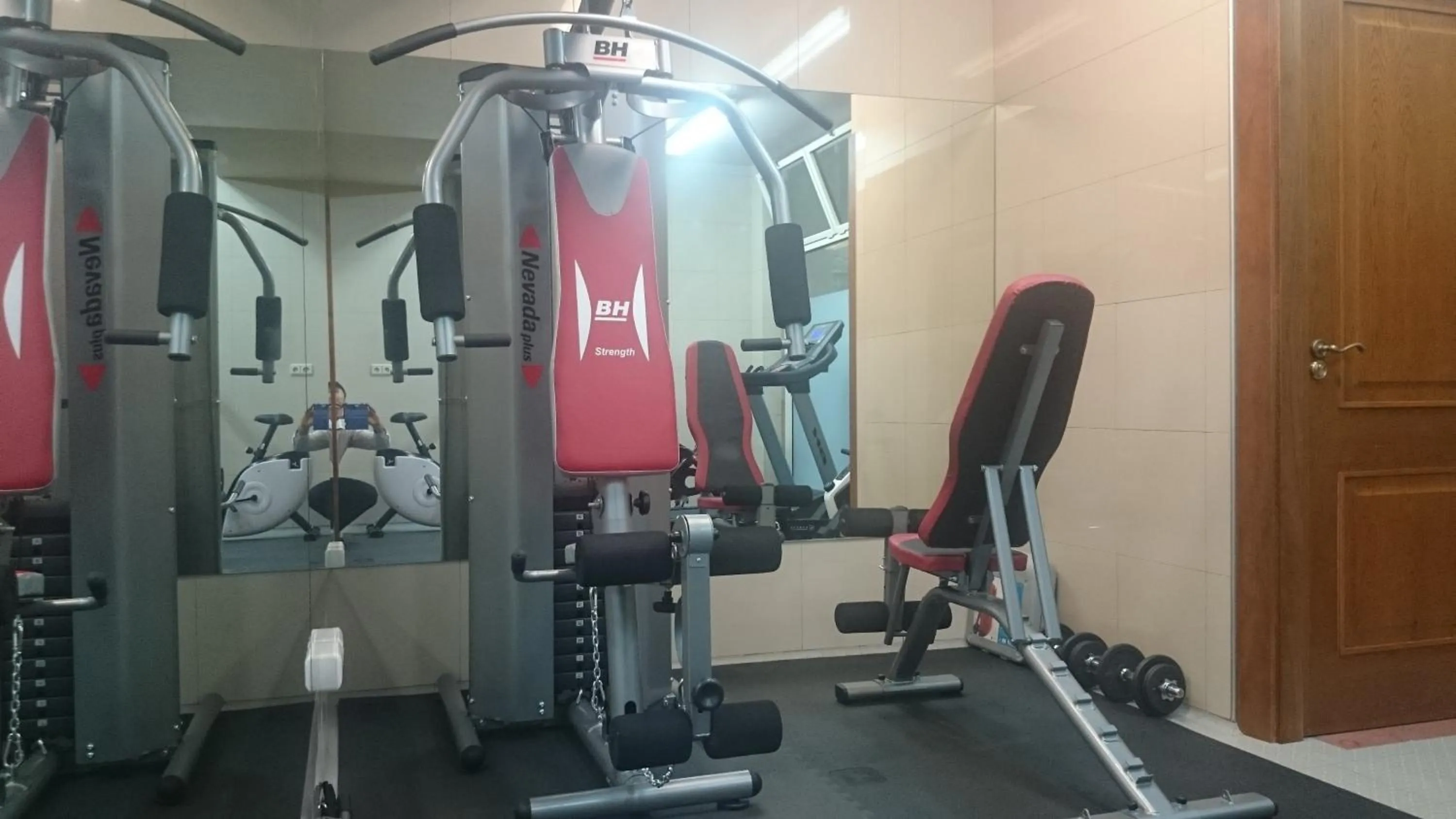 Fitness centre/facilities in Hotel Pamplona Villava