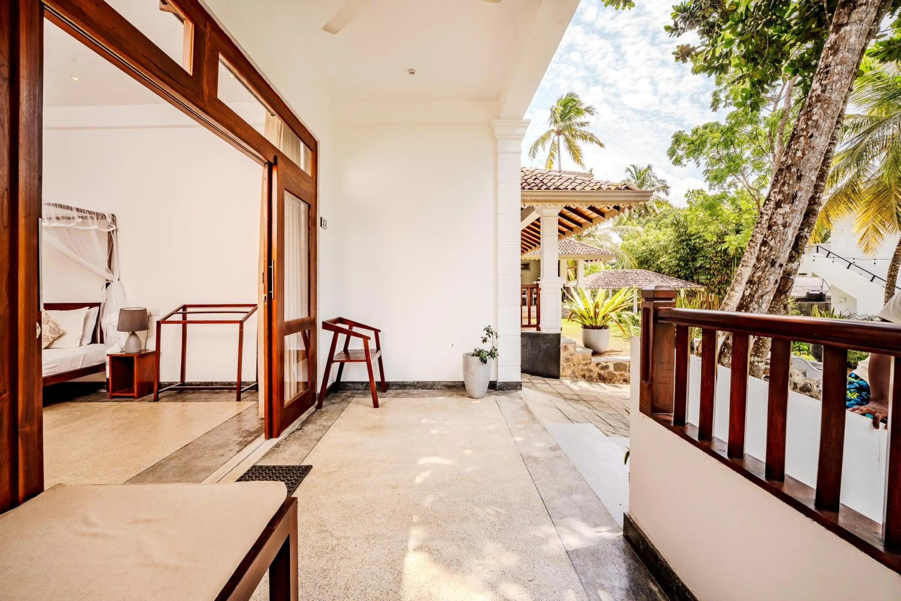Balcony/Terrace in Serenity Boutique - Unawatuna